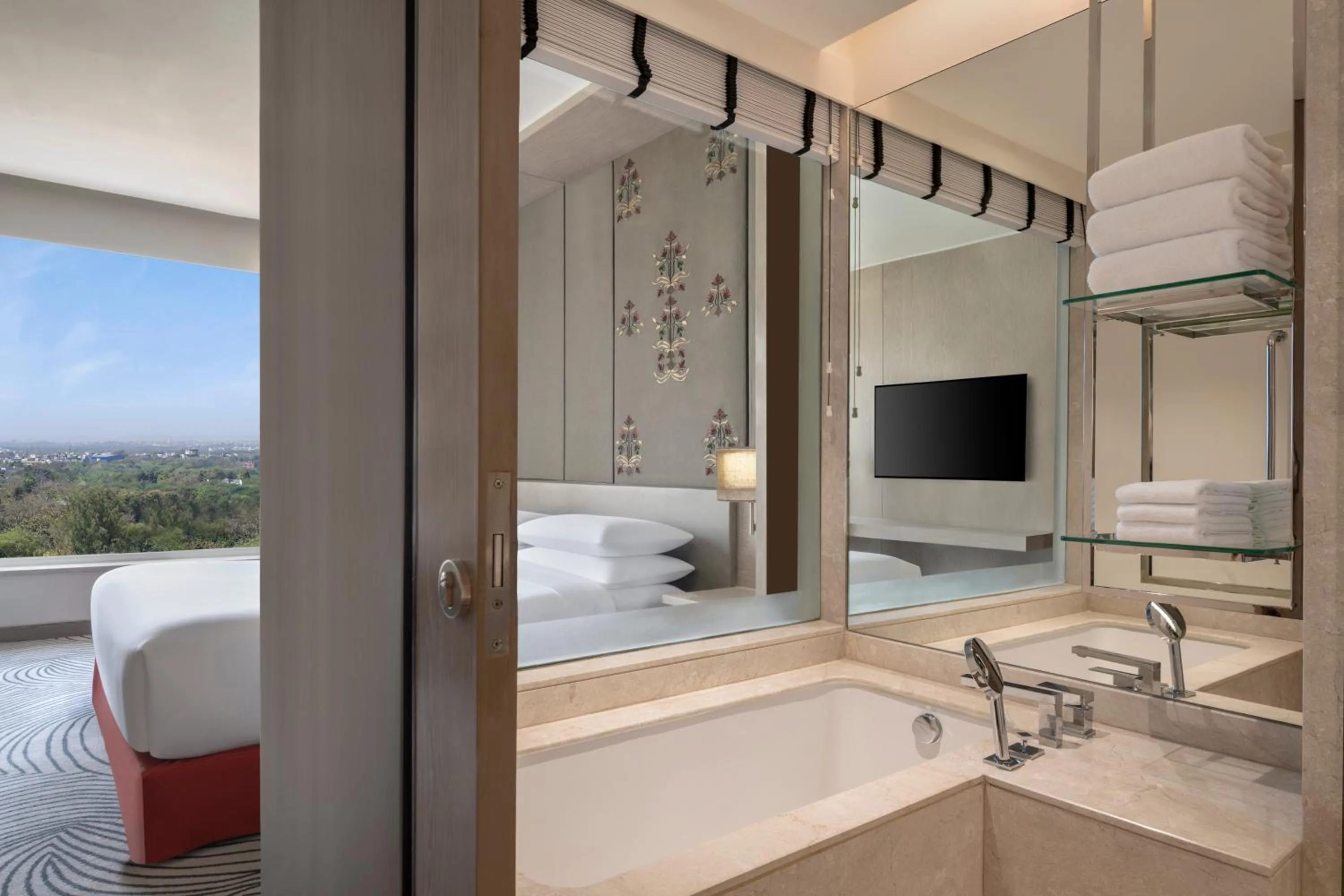 Bathroom in Sheraton New Delhi Hotel