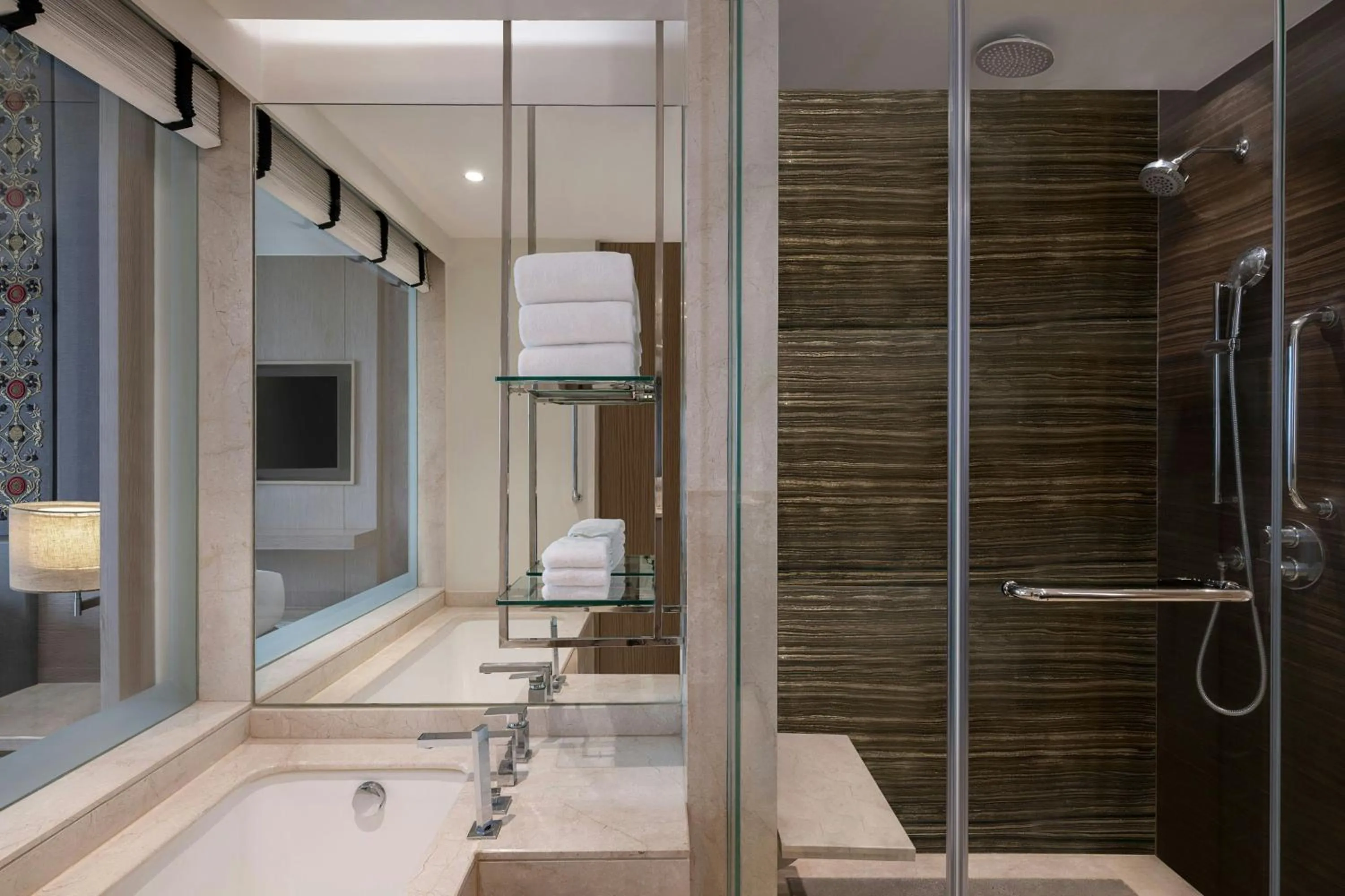 Bathroom in Sheraton New Delhi Hotel