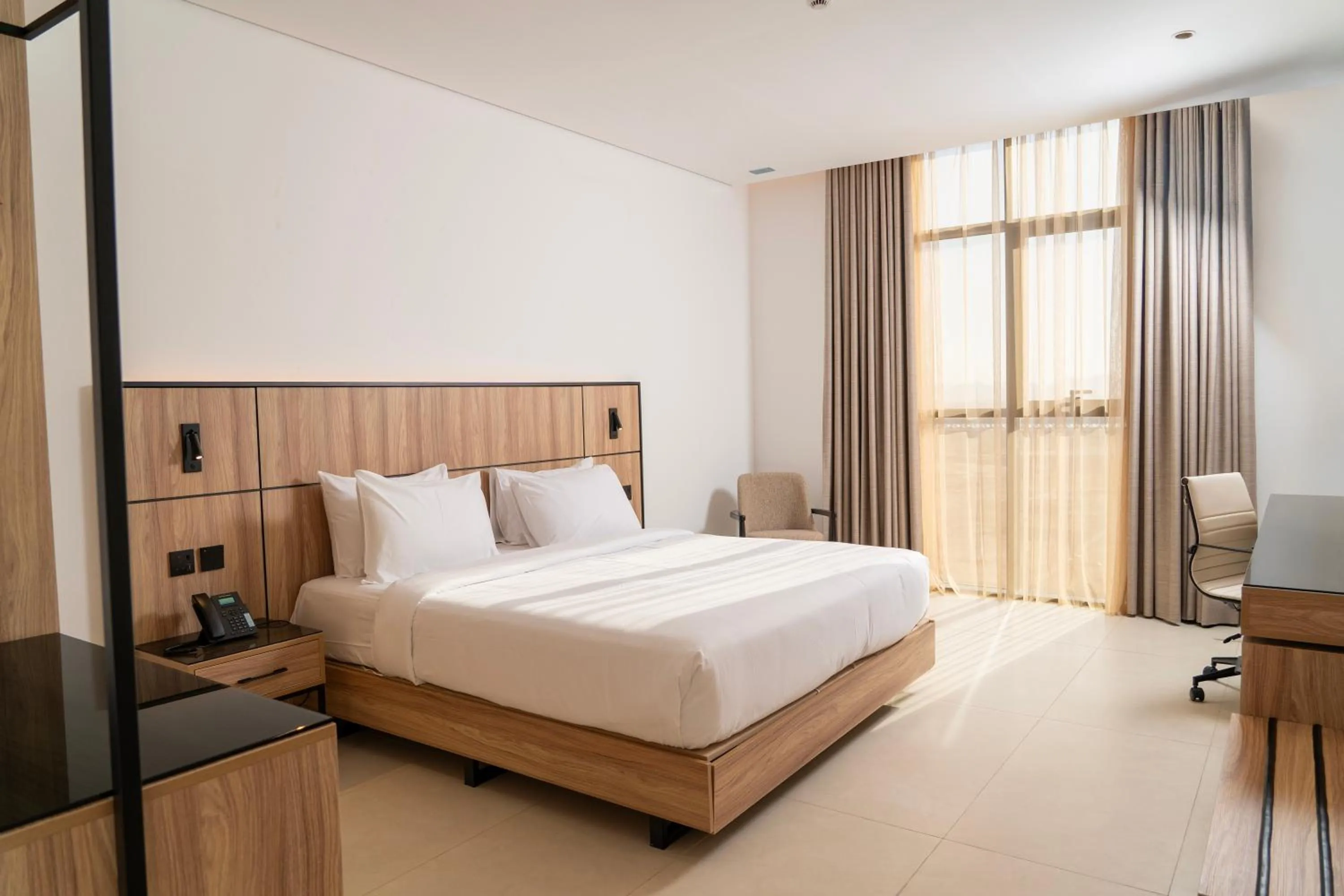 Bed in Hafawah Resort