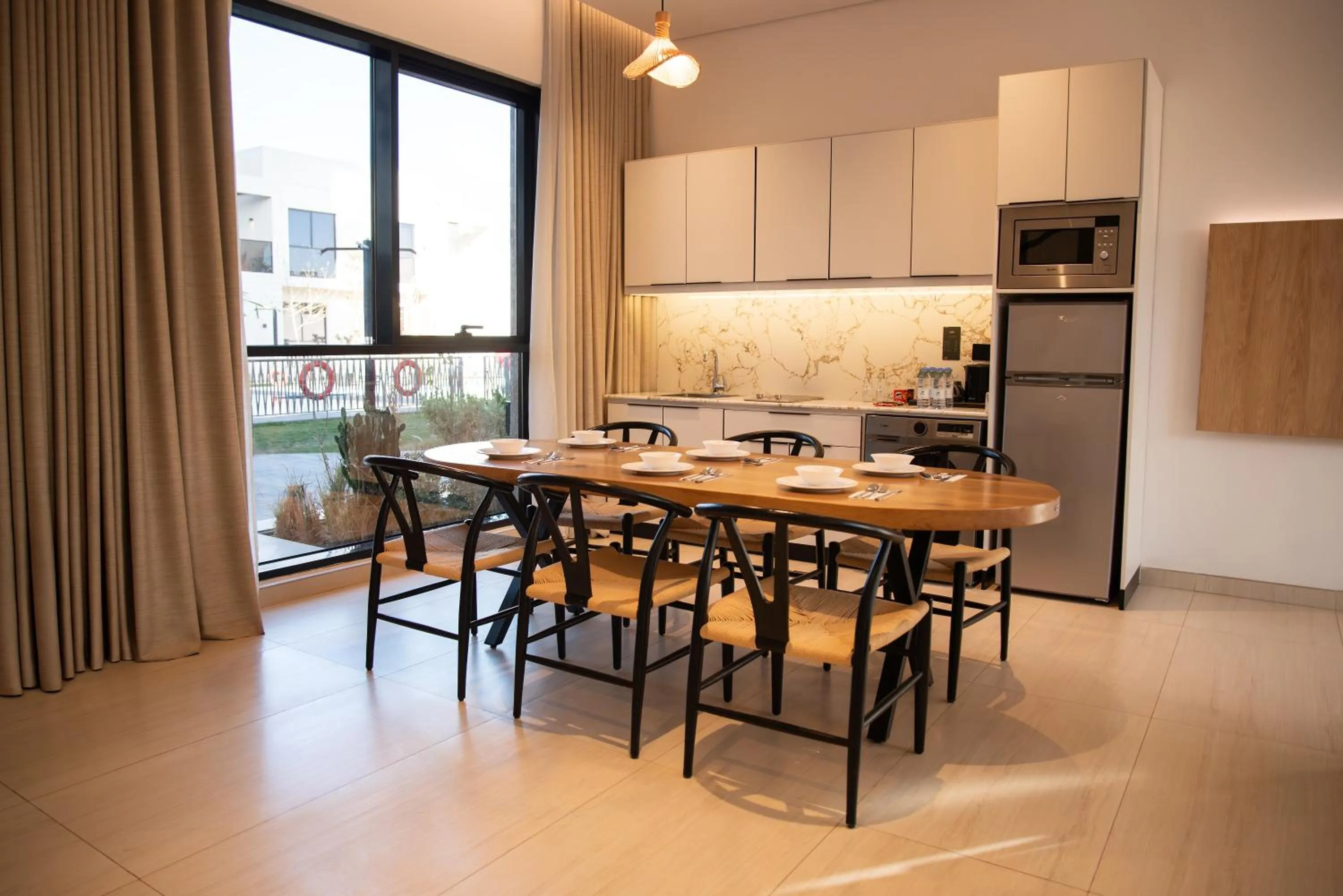 Kitchen or kitchenette in Hafawah Resort