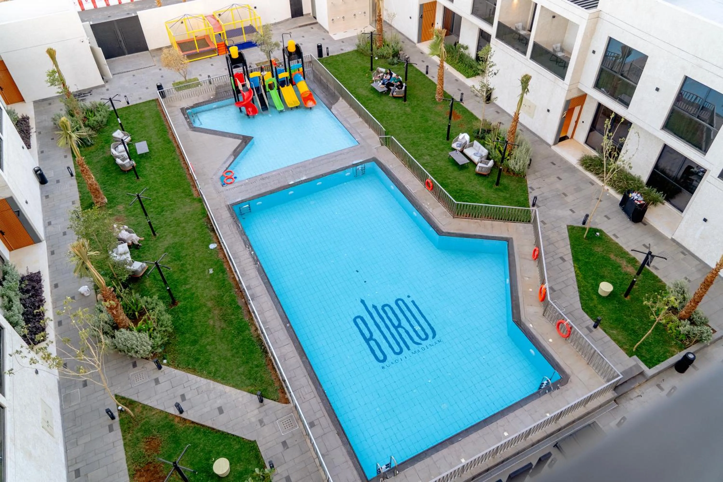 Swimming pool in Hafawah Resort