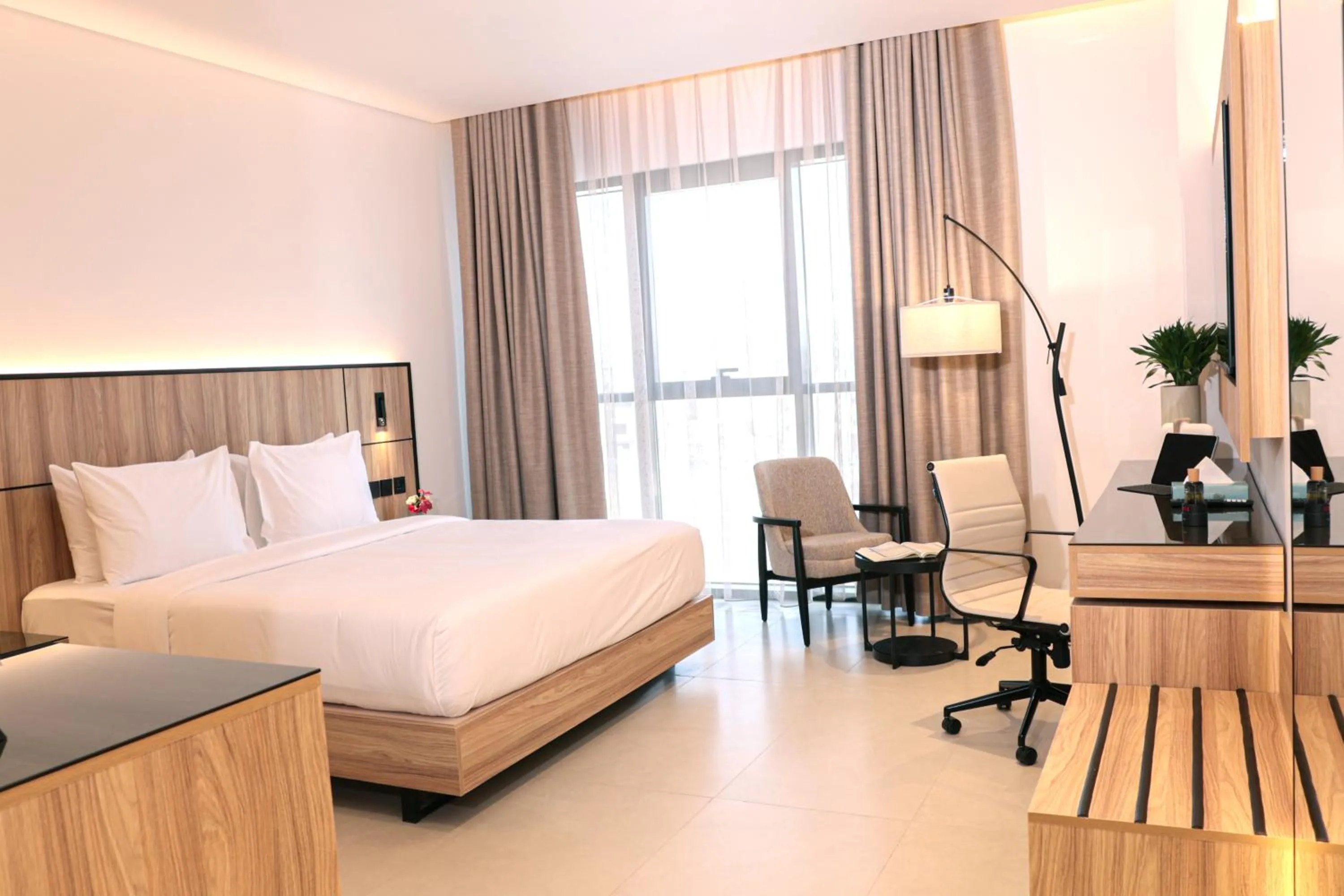 Bed in Hafawah Resort