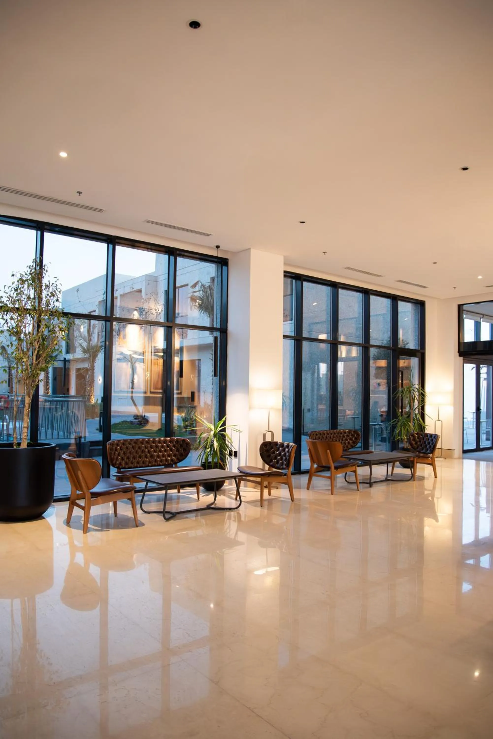 Seating area in Hafawah Resort