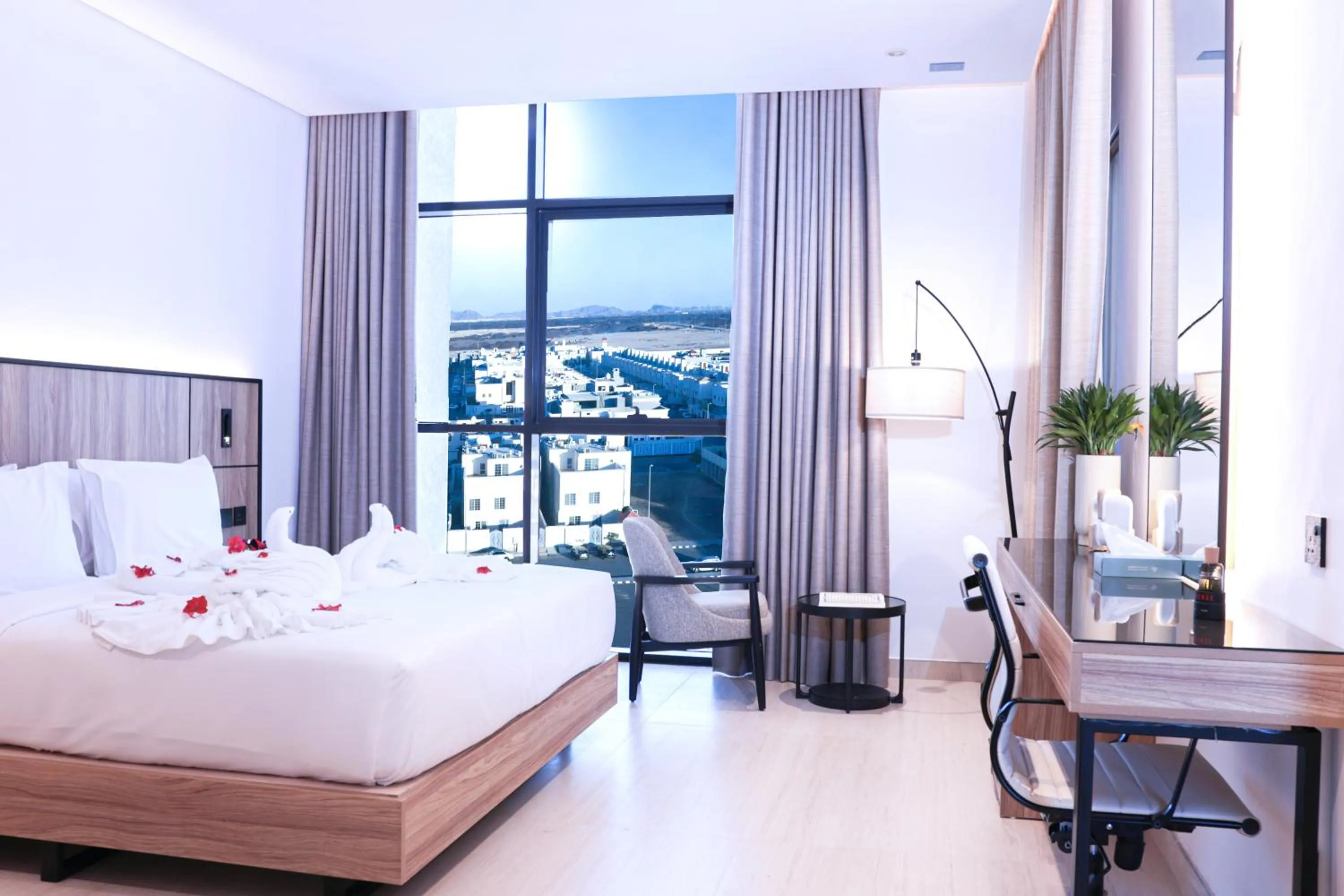 Bed in Hafawah Resort