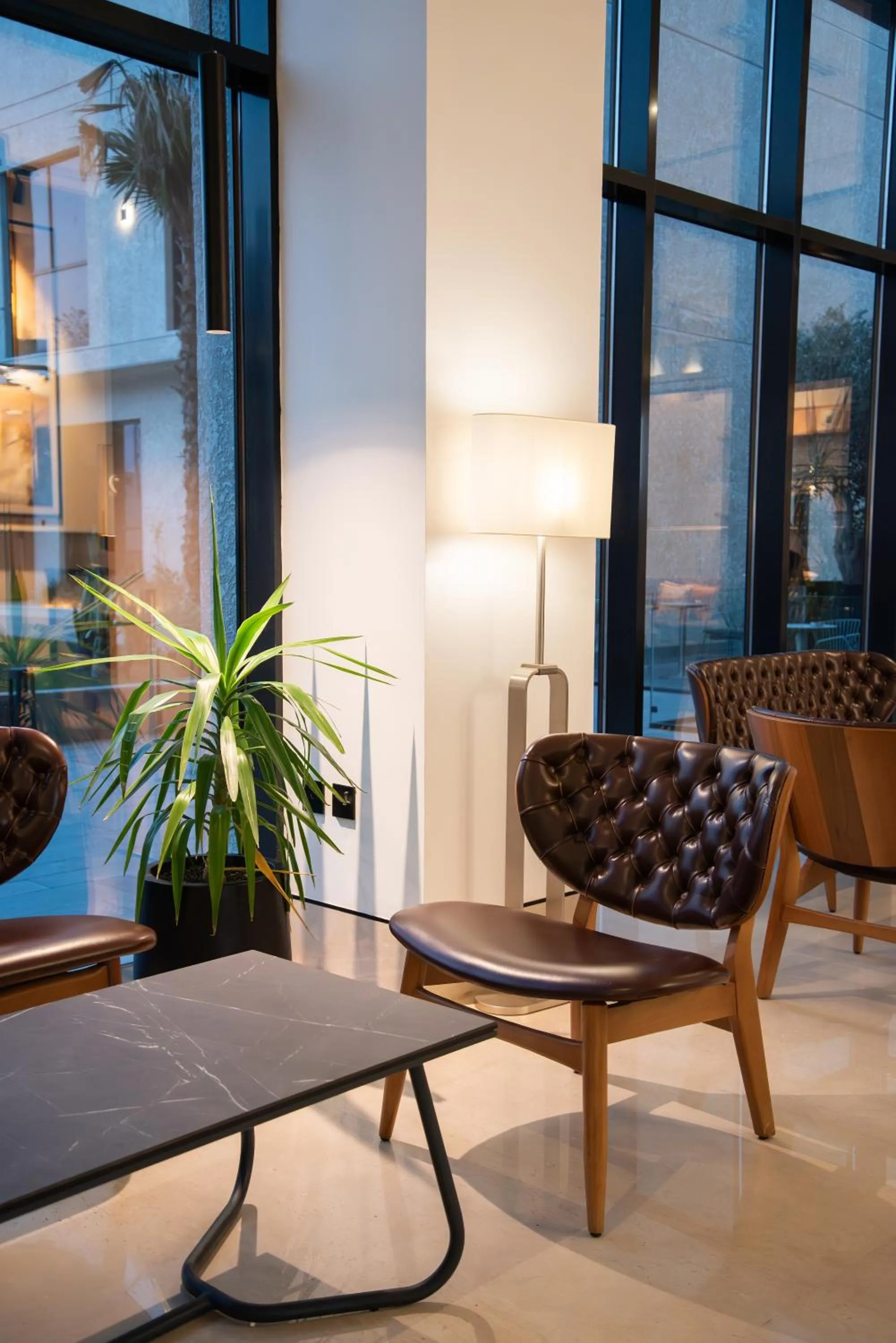 Seating area in Hafawah Resort