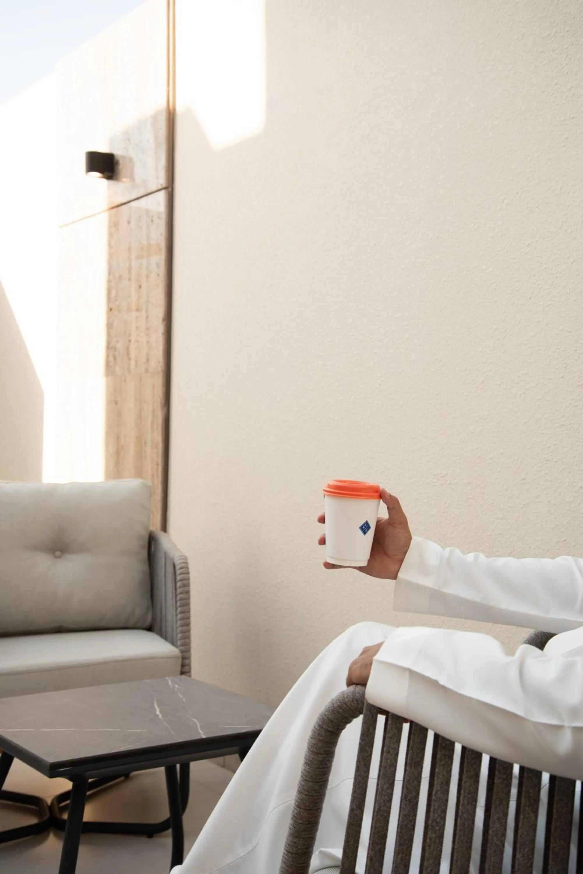 Seating area in Hafawah Resort