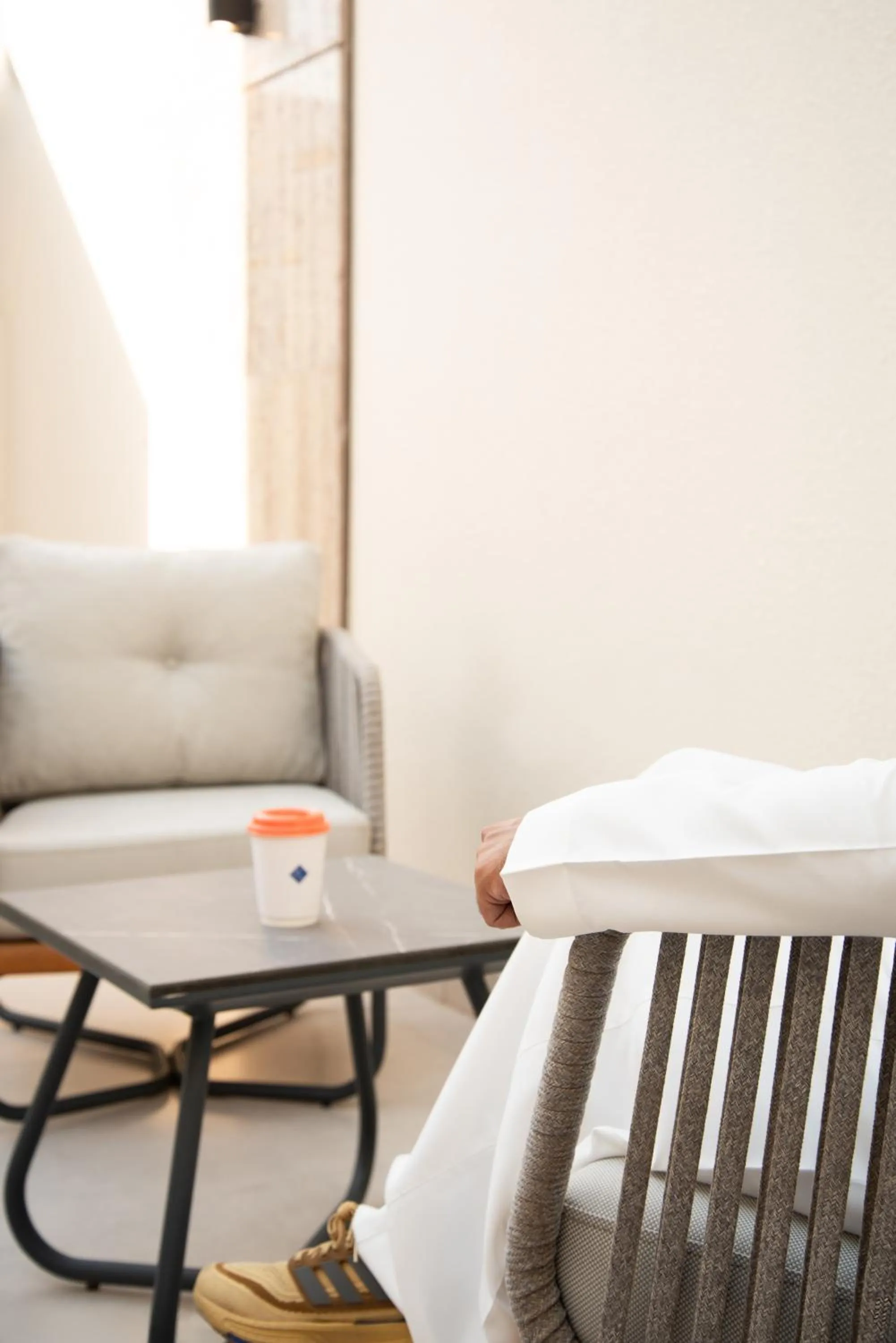 Seating area in Hafawah Resort