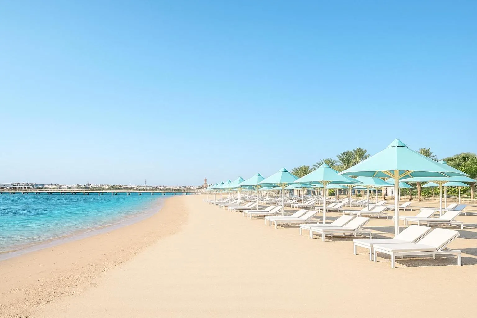 Beach in Flow Spectrum Resort Sahl Hasheesh