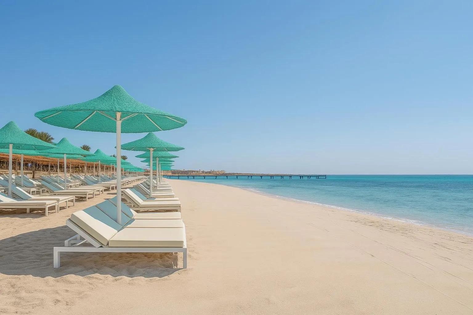 Beach in Flow Spectrum Resort Sahl Hasheesh