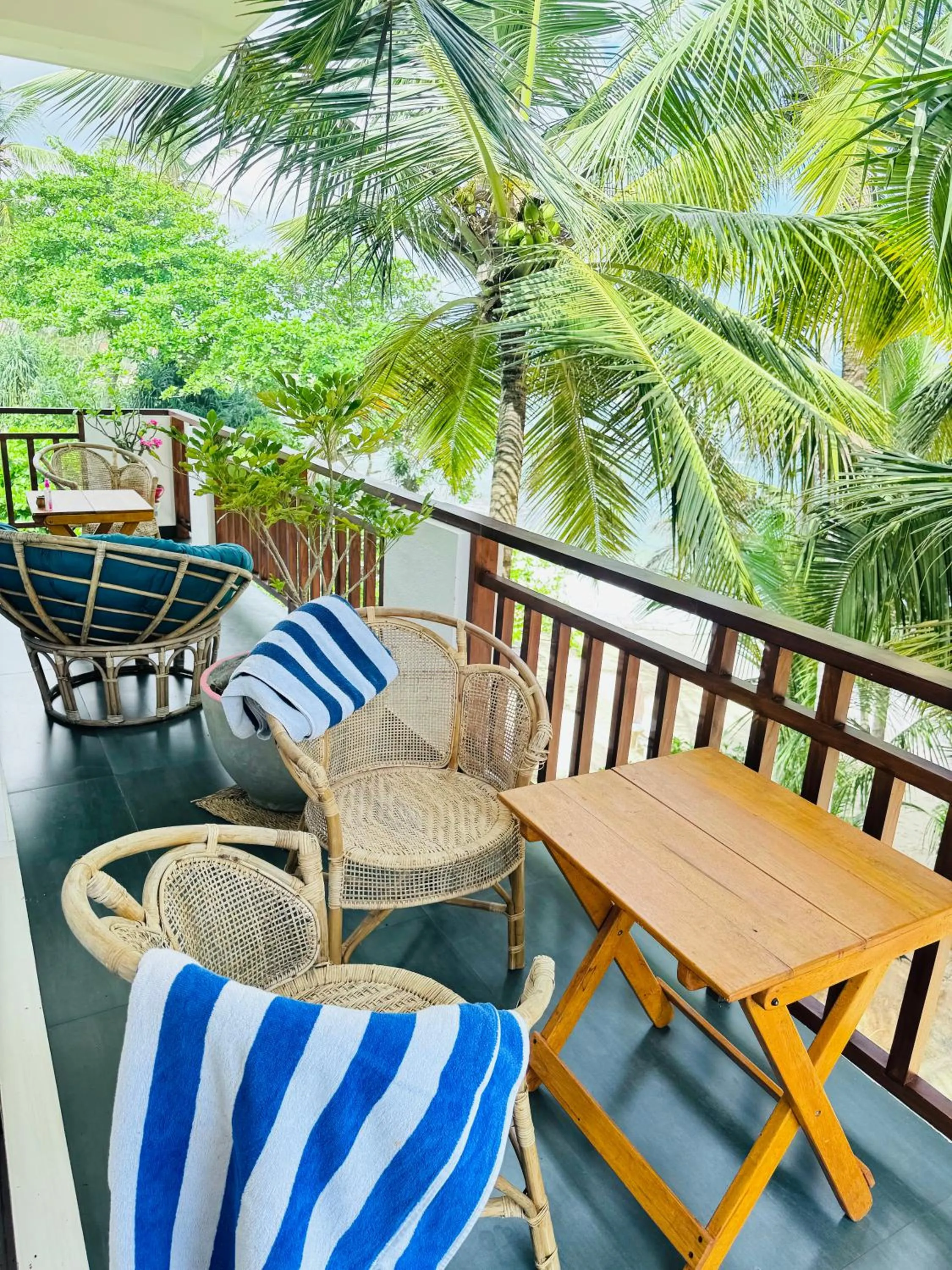 Day in Coconut Palm beach restaurant and rooms