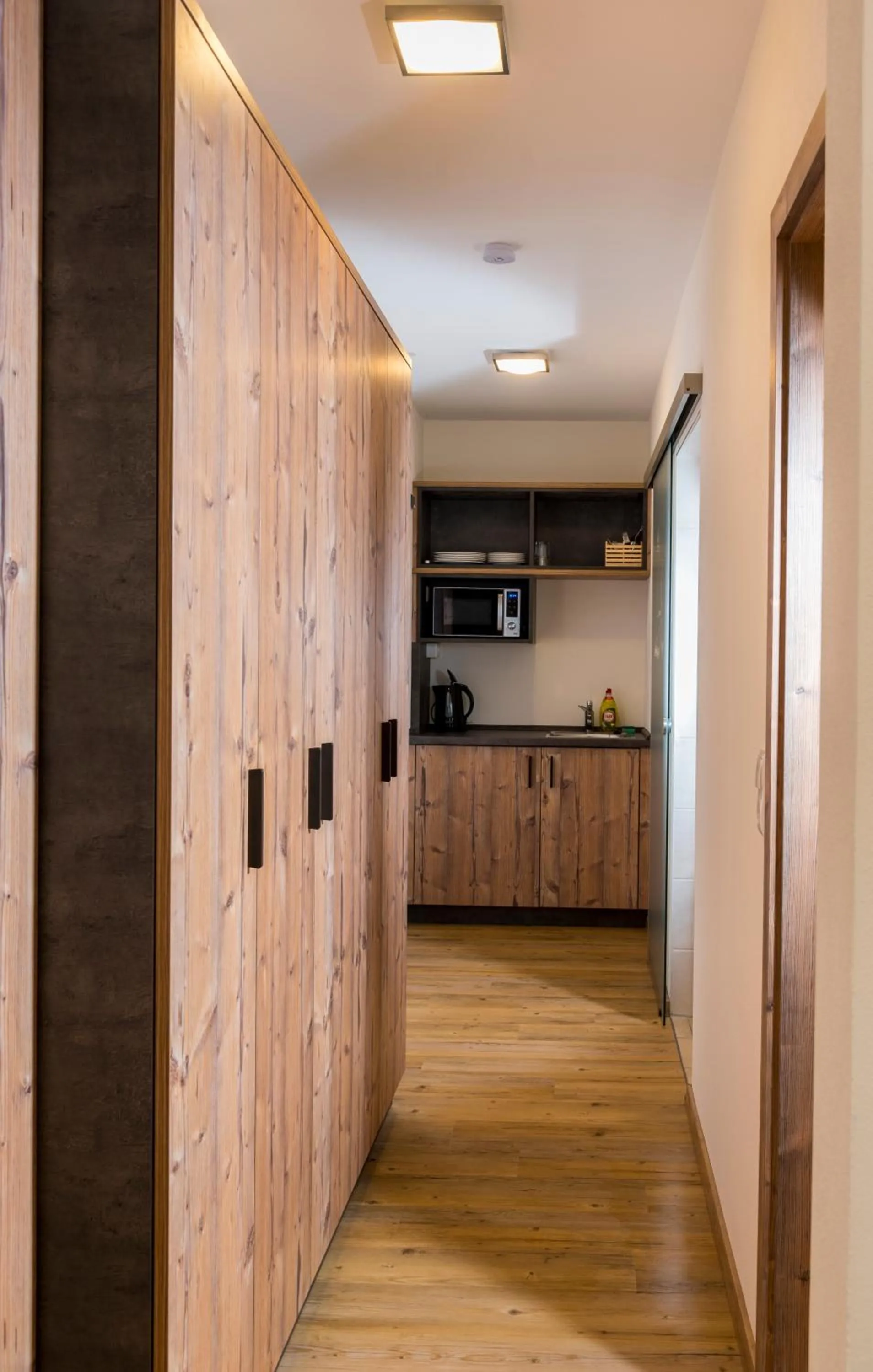 Kitchen or kitchenette in Landhotel Zum Adler