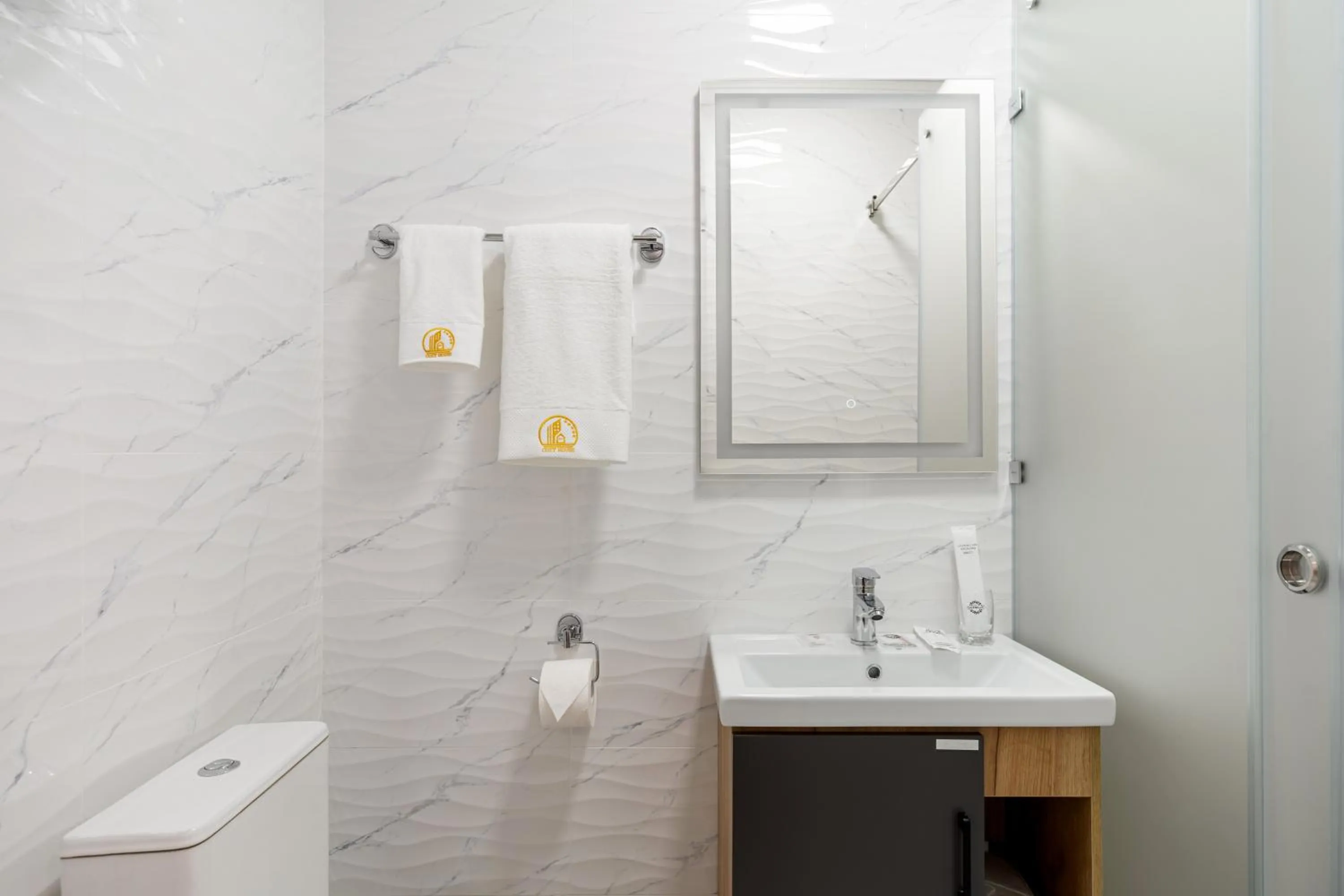 Shower in Cozy Hotel