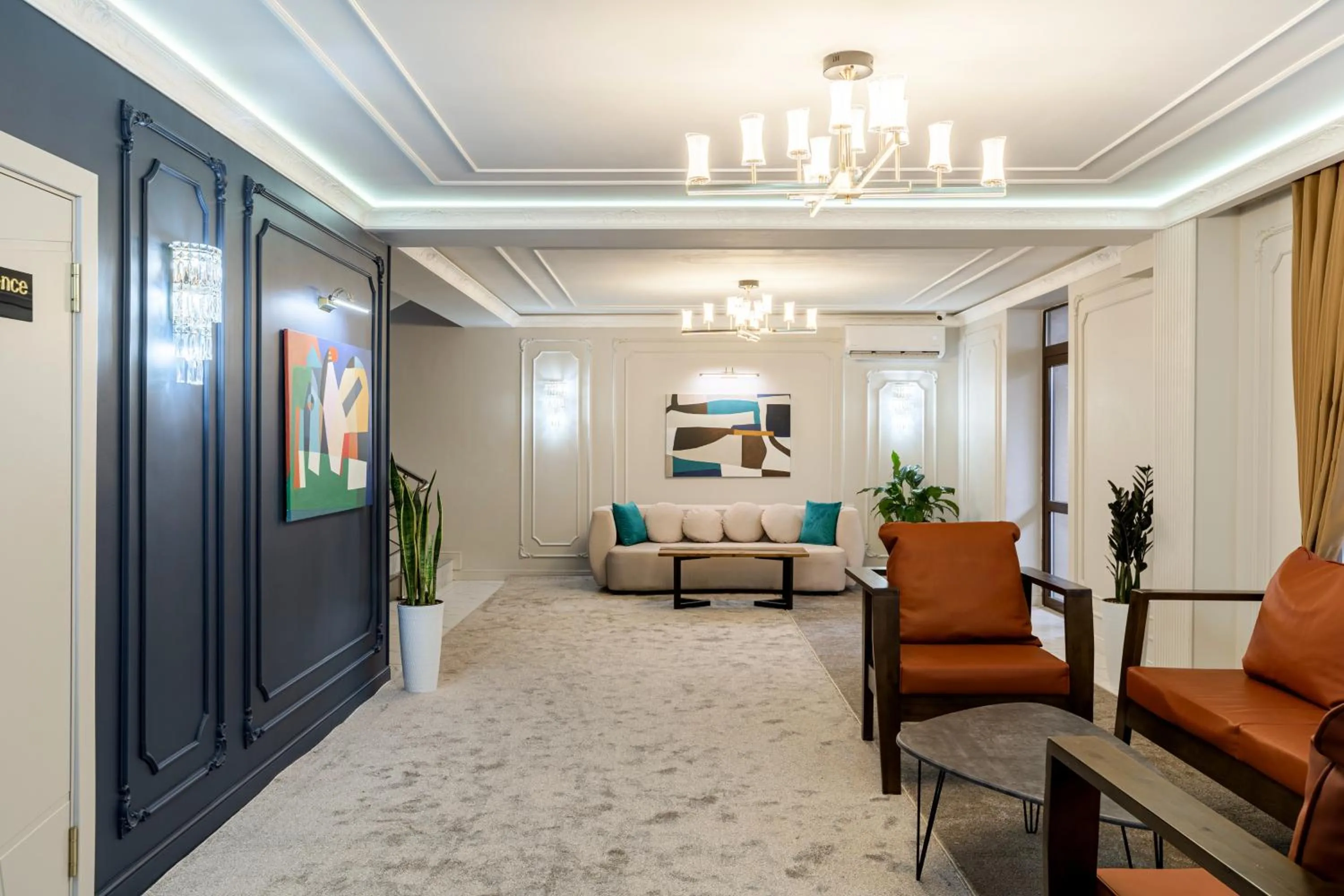 Property building in Cozy Hotel