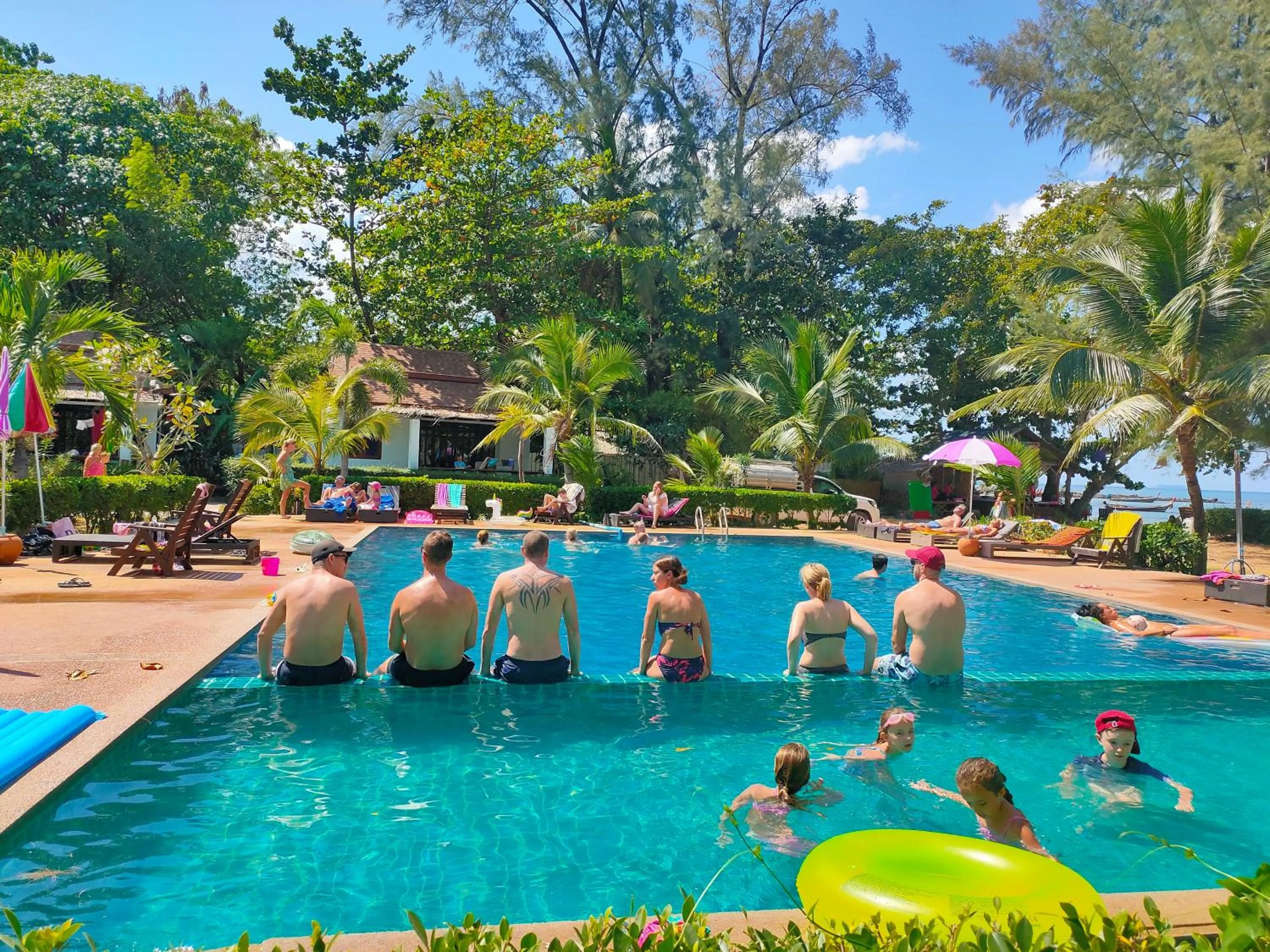 Pool view in Banana Beach Resort