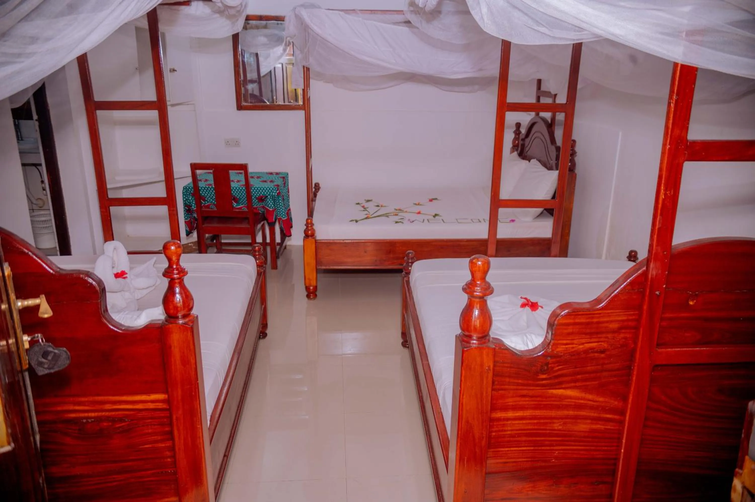 Bedroom in Baraka Beach Bungalows
