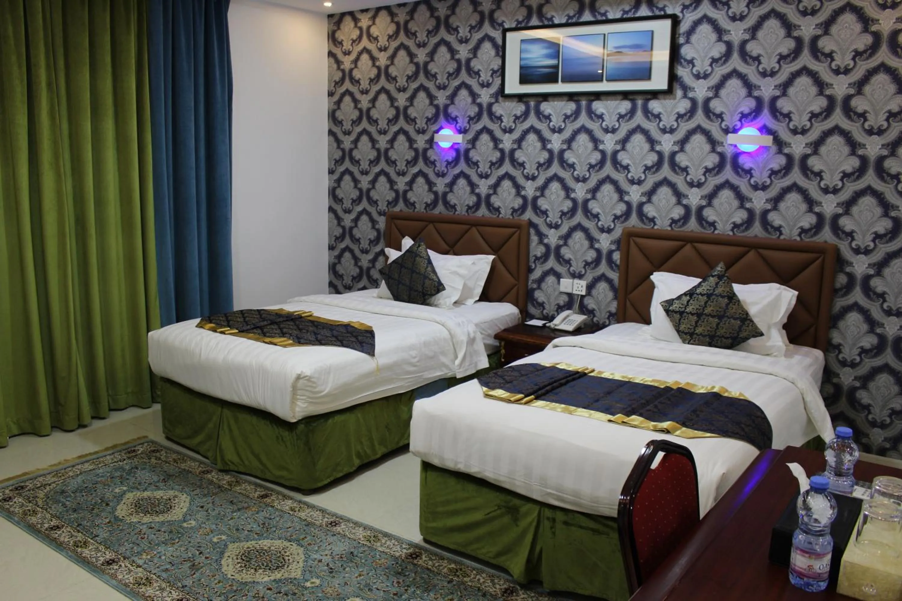 Bed in Al Diyar Hotel
