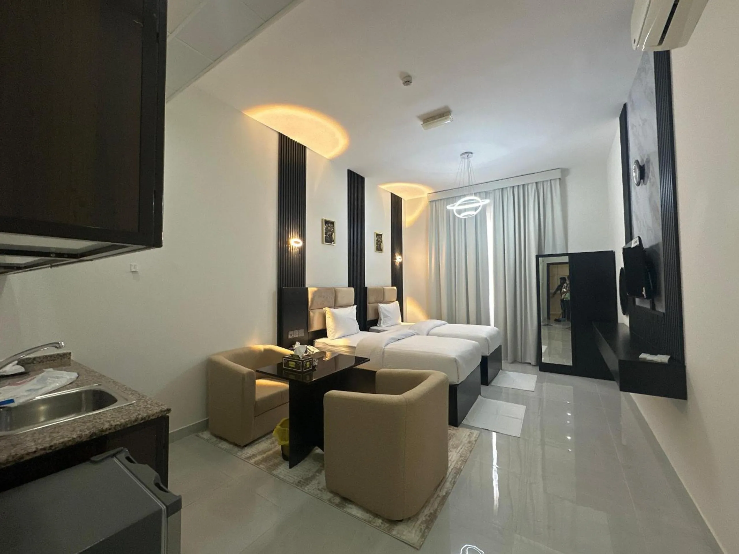 Bed in Al Zahra Hotel Apartments Ras Al Khaimah