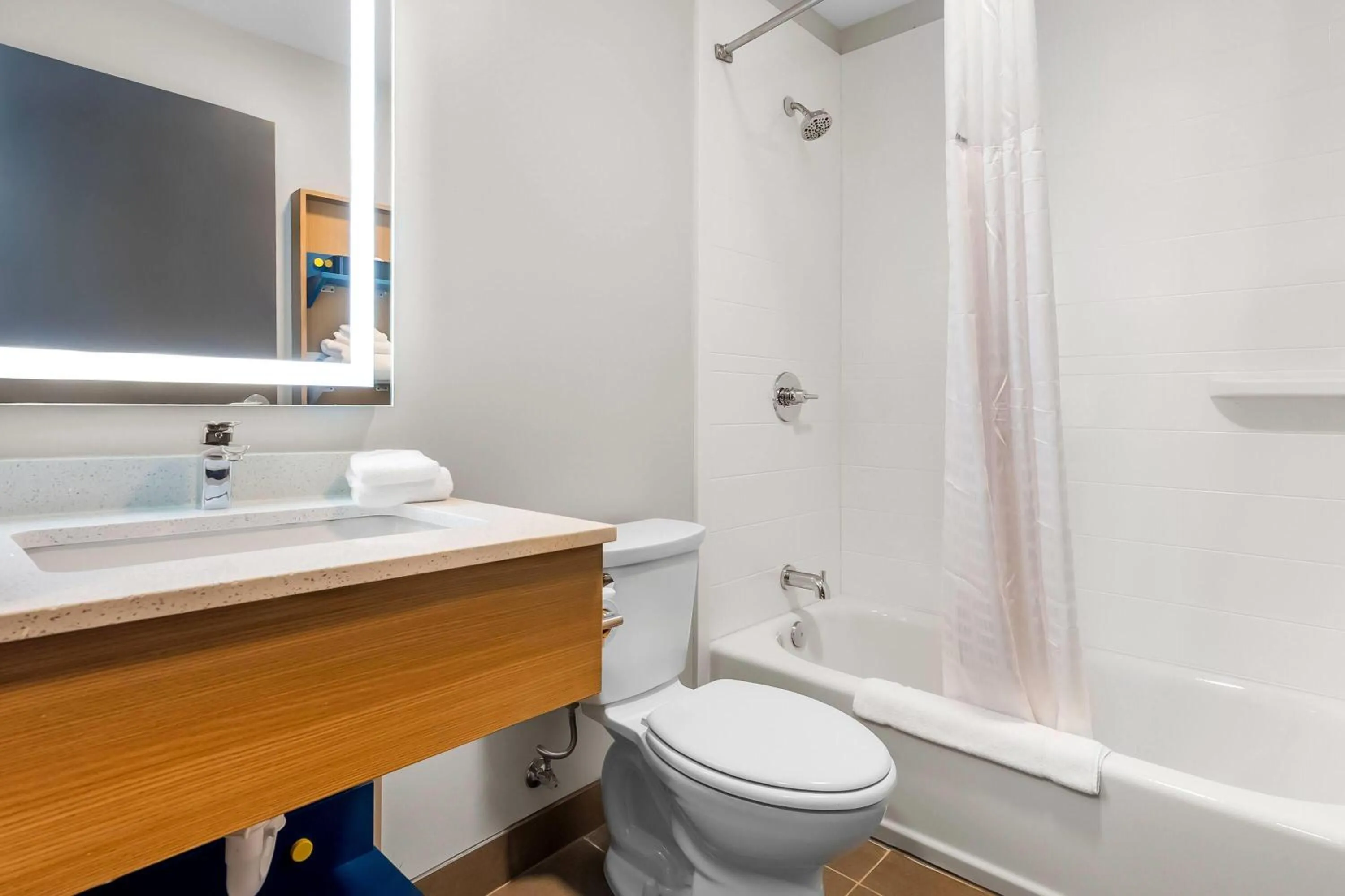 Bathroom in Microtel Inn & Suites by Wyndham Prattville Montgomery