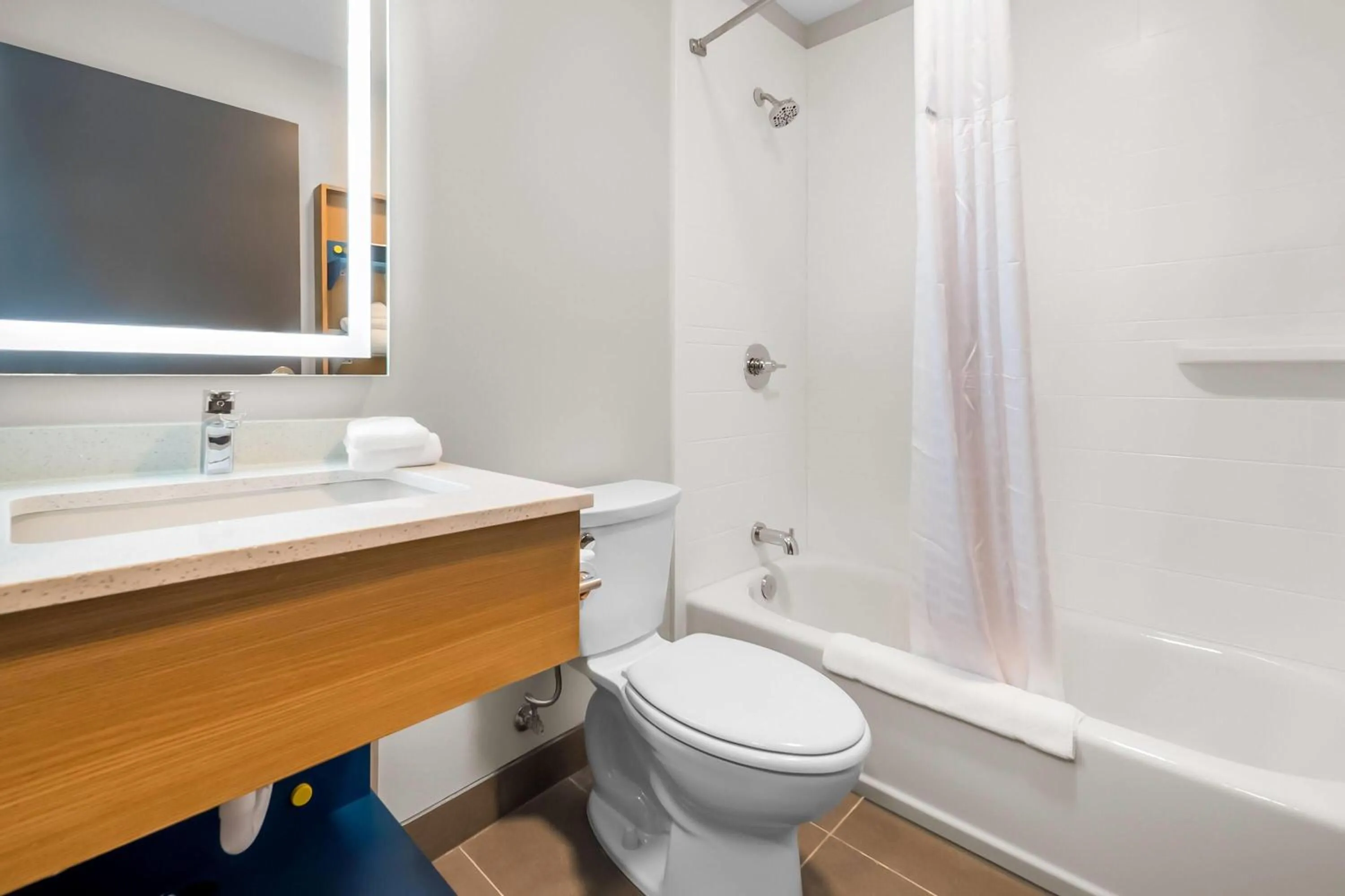 Bathroom in Microtel Inn & Suites by Wyndham Prattville Montgomery