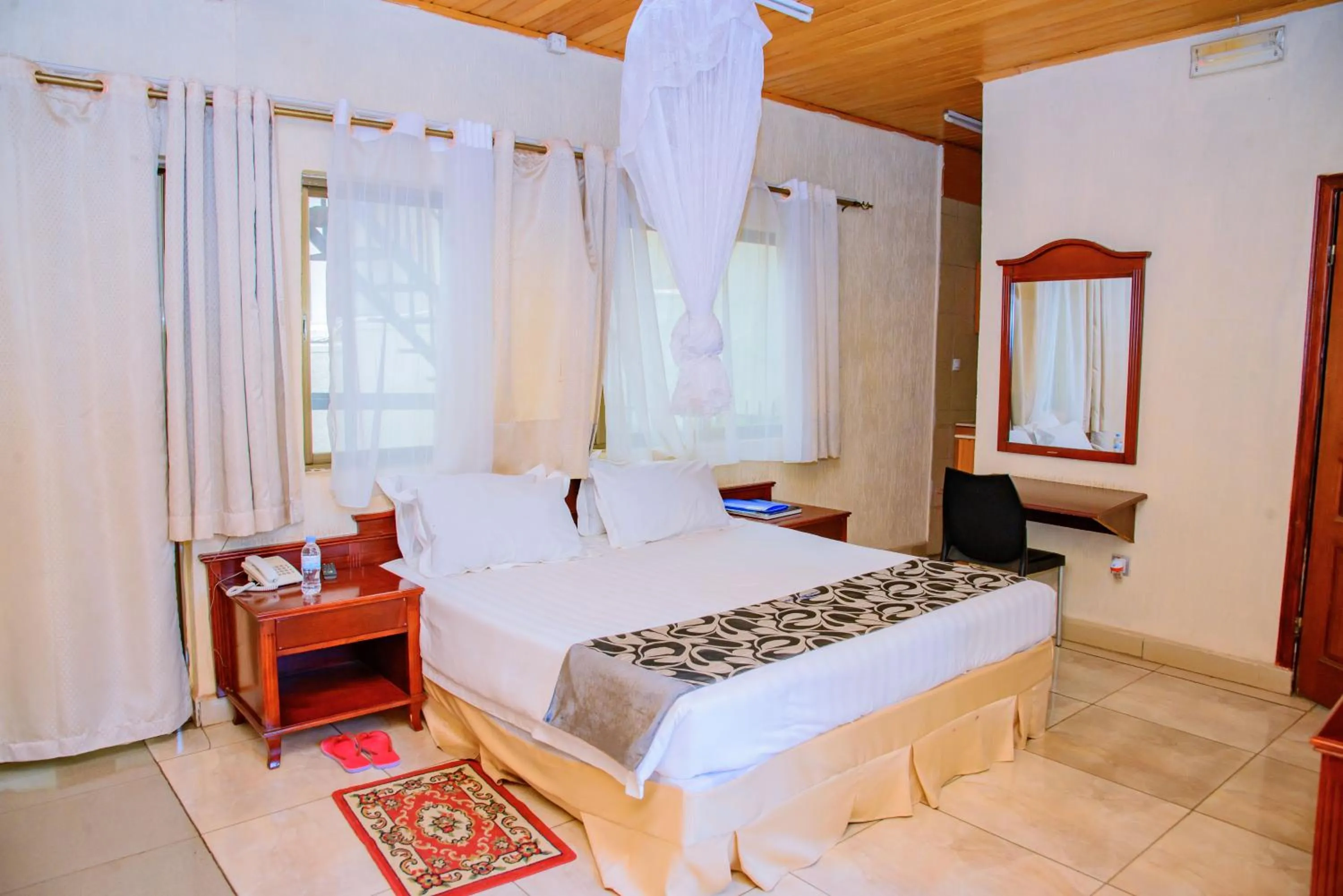 Bed in Kigali diplomat Hotel