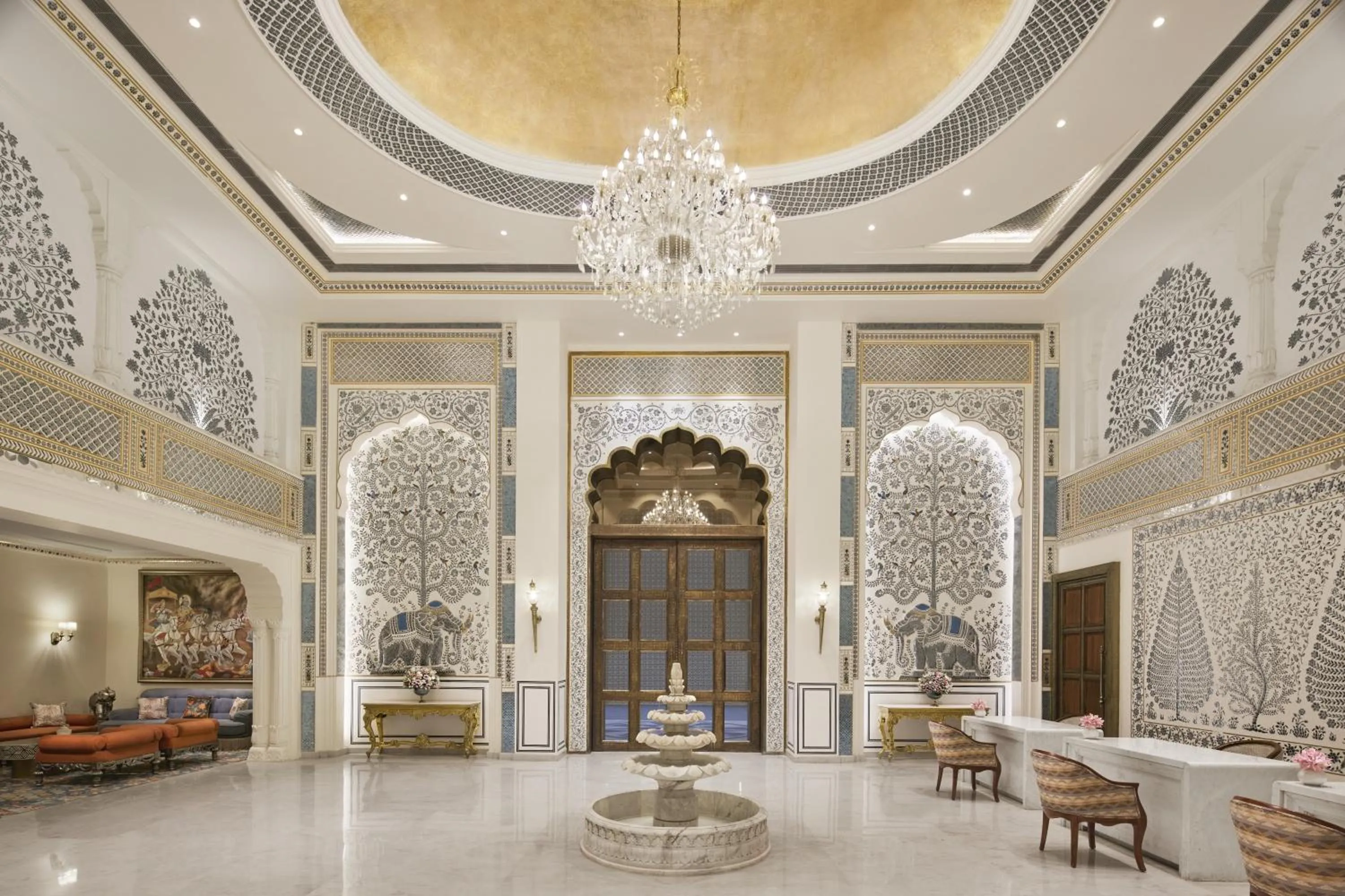 Lobby or reception in Anantara Jewel Bagh Jaipur