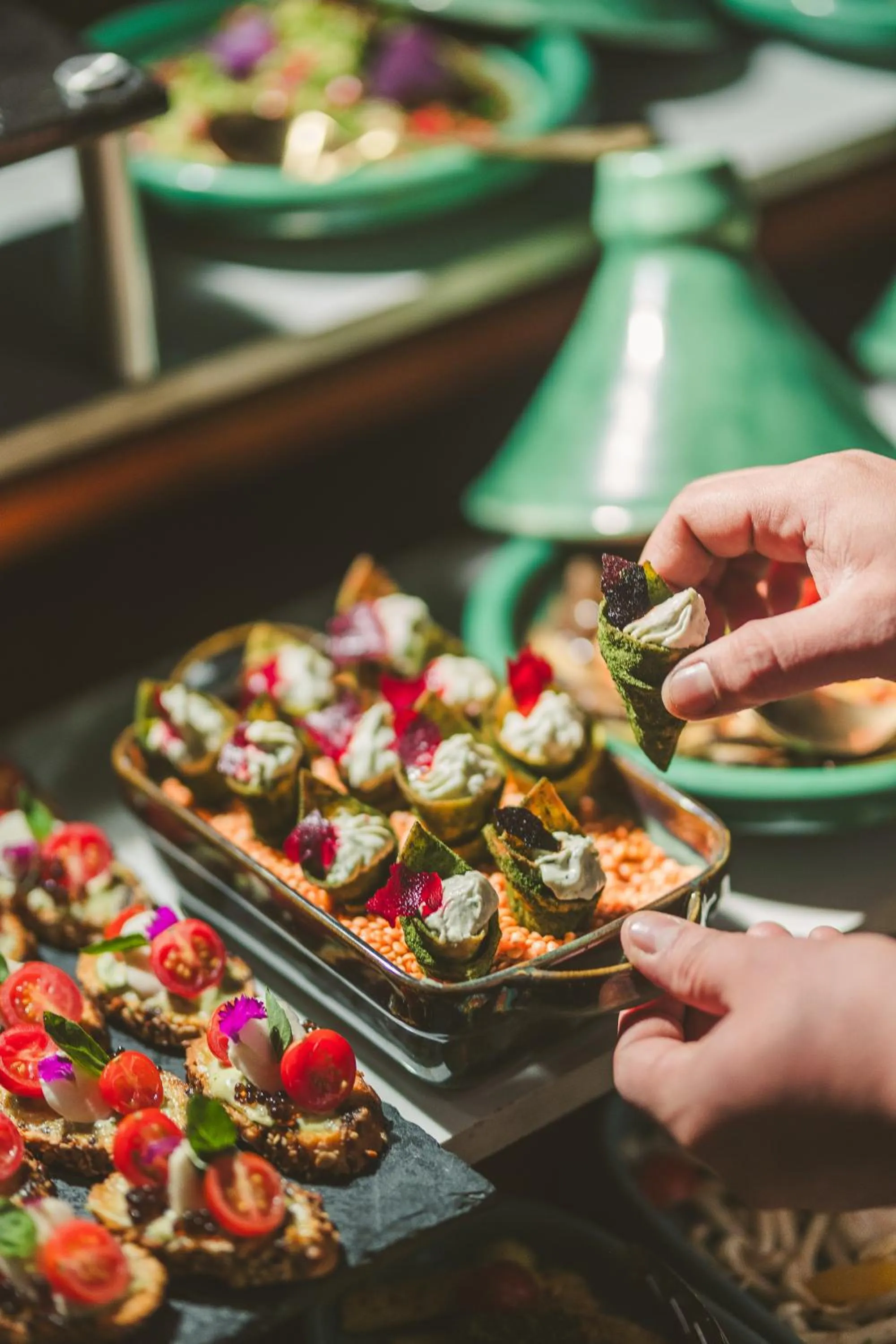 Food close-up in Anantara Jewel Bagh Jaipur