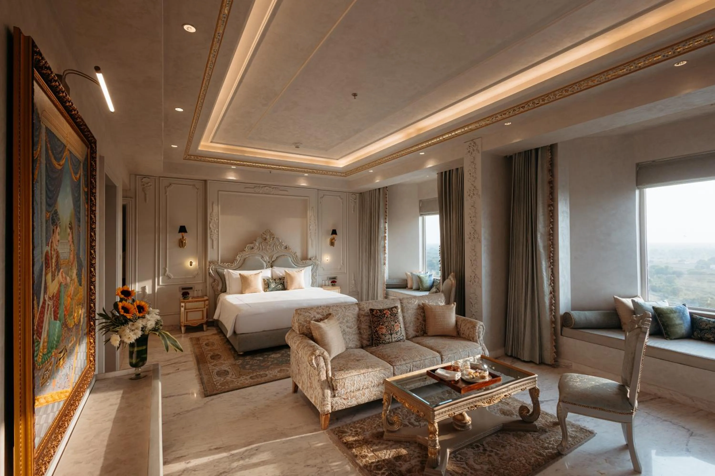 Photo of the whole room, Bed in Anantara Jewel Bagh Jaipur