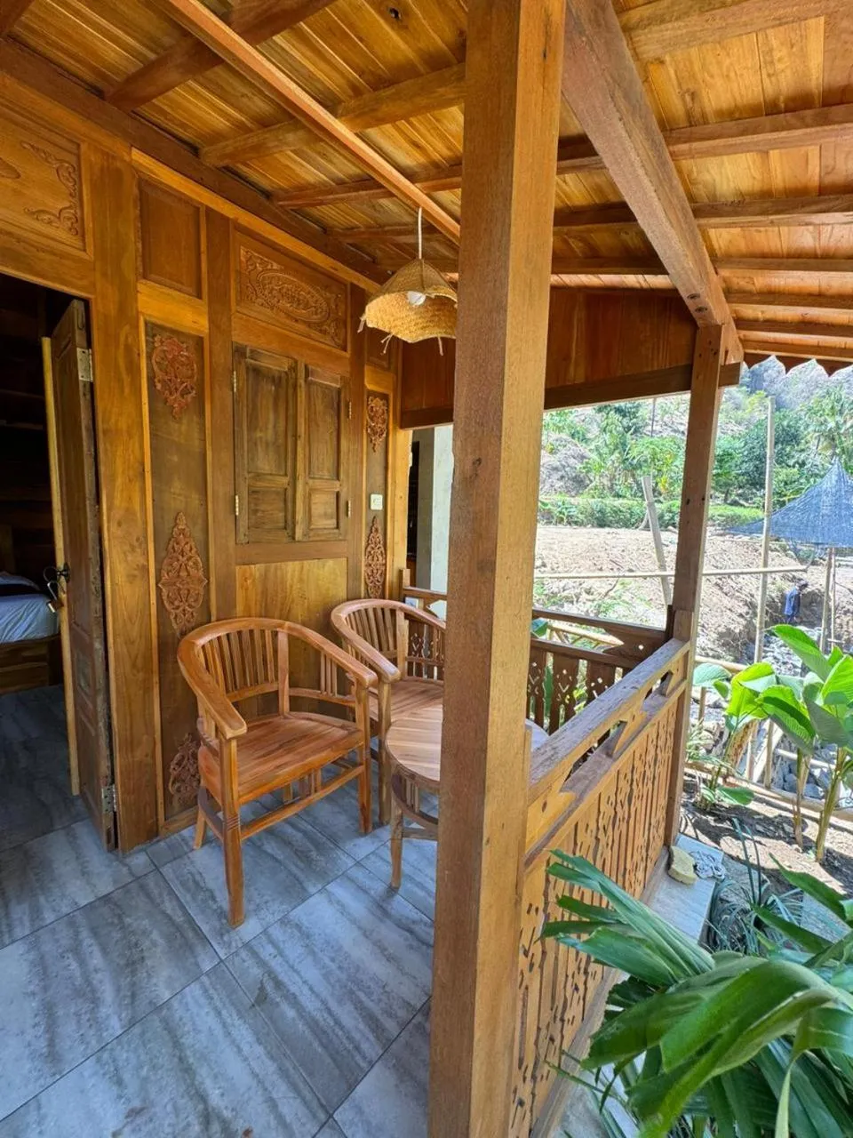 Balcony/Terrace in Oemah Kangin Homestay