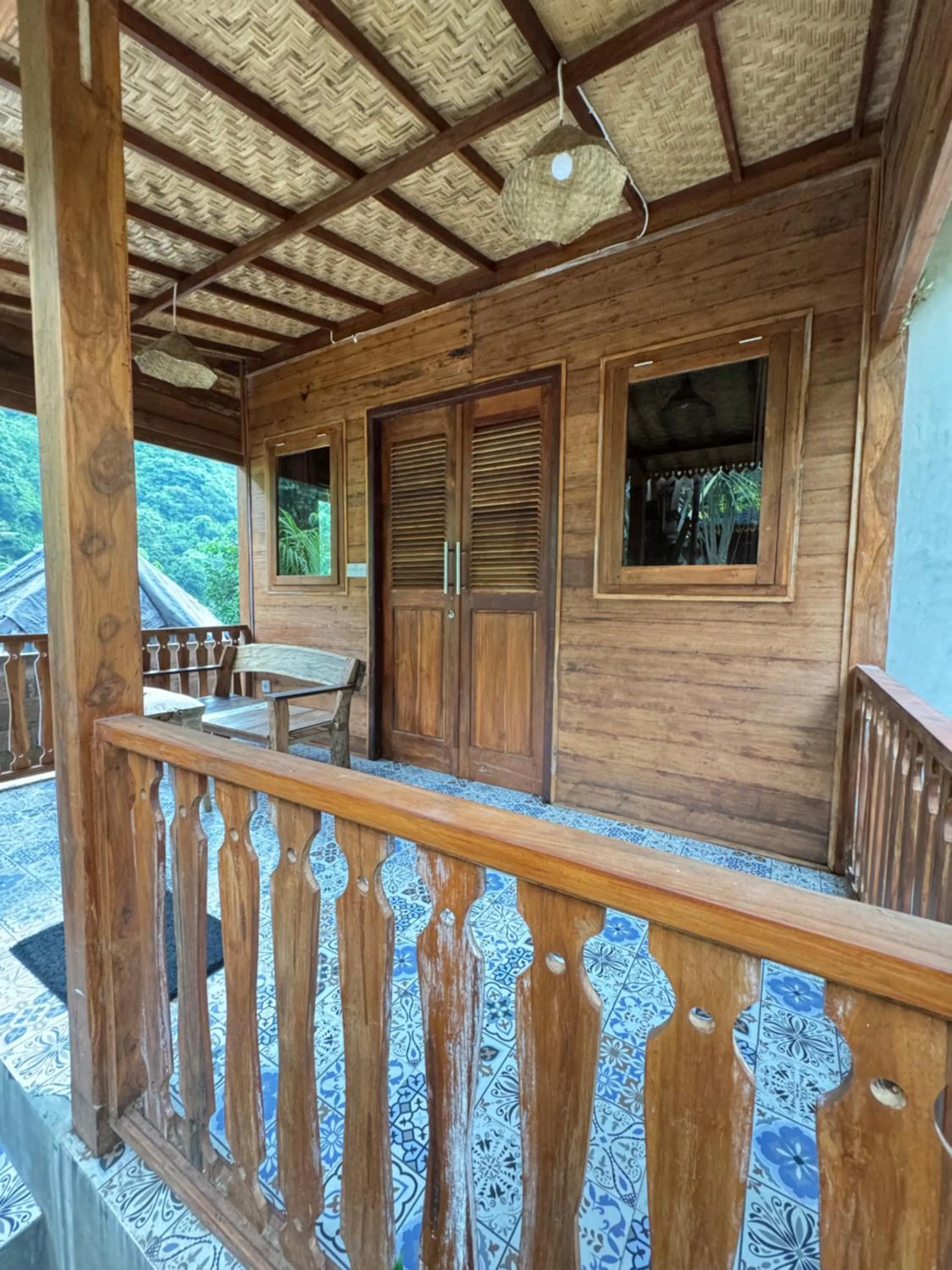 Balcony/Terrace in Oemah Kangin Homestay