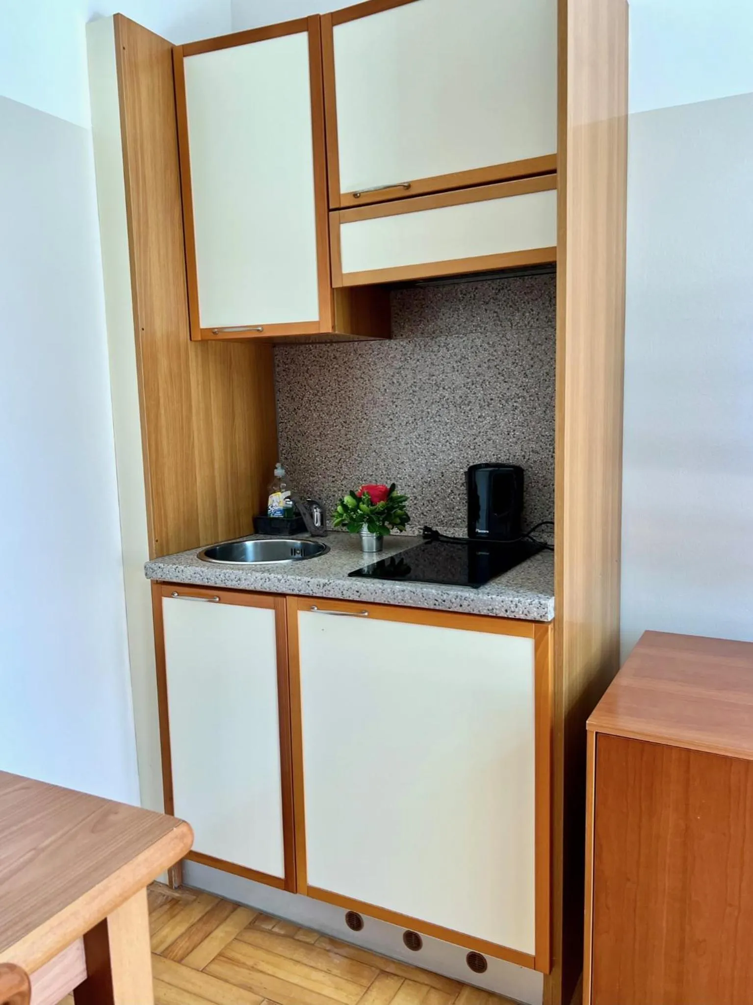 Kitchen or kitchenette in Villa Valdepian Apartments