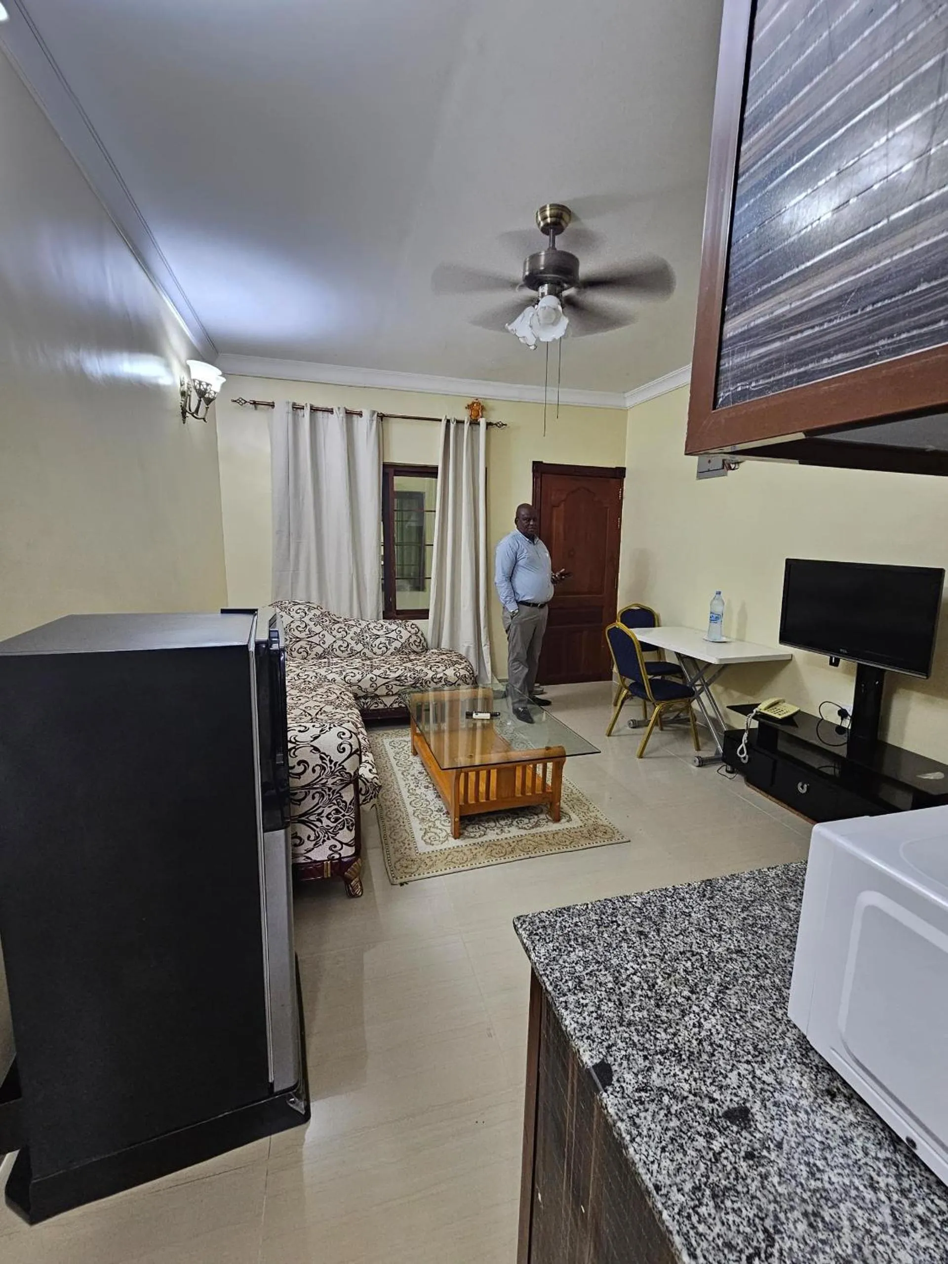 Living room in Abla beach Apartments