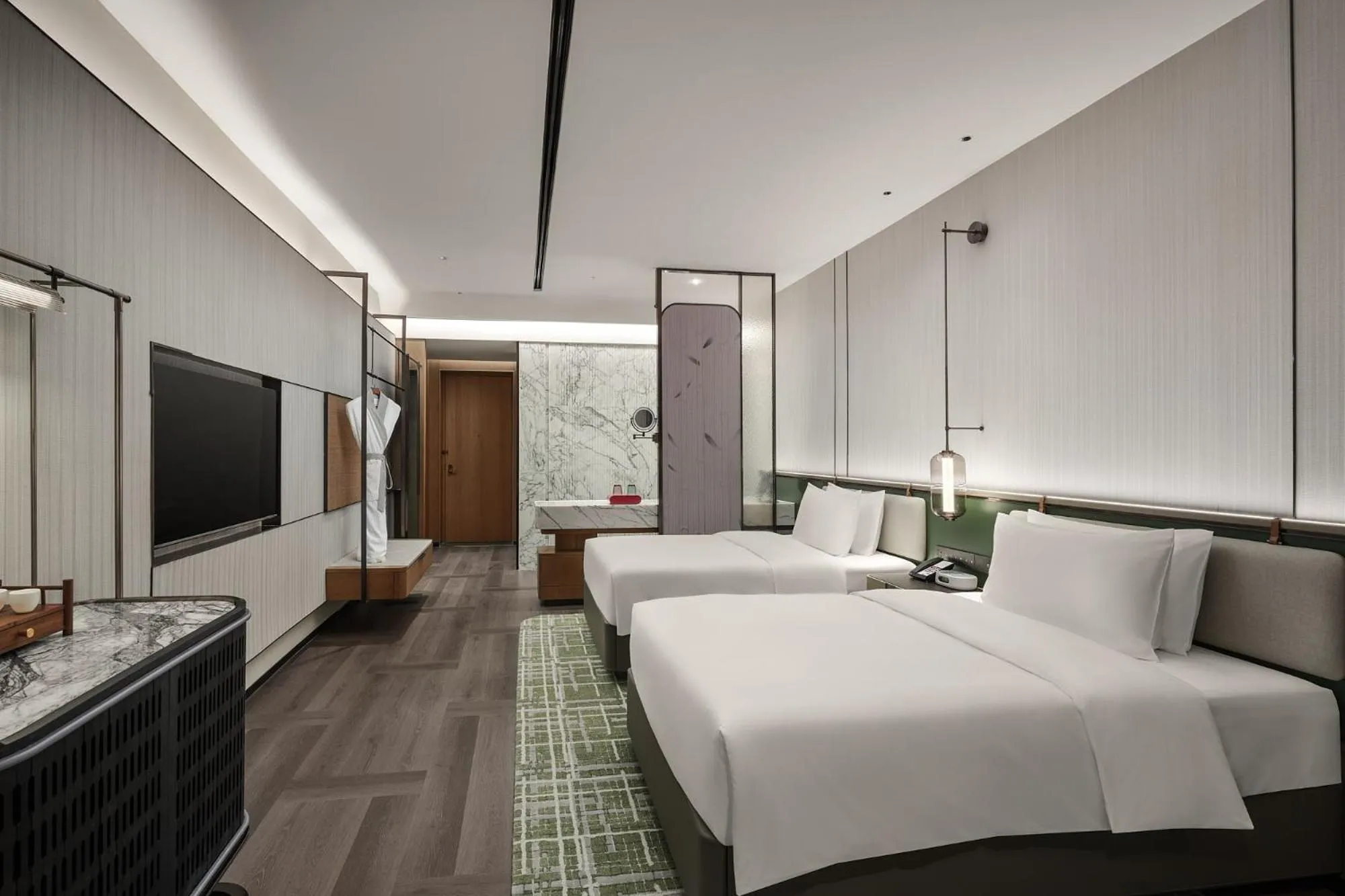 Bedroom, Bed in HUALUXE Chongqing Science Hall