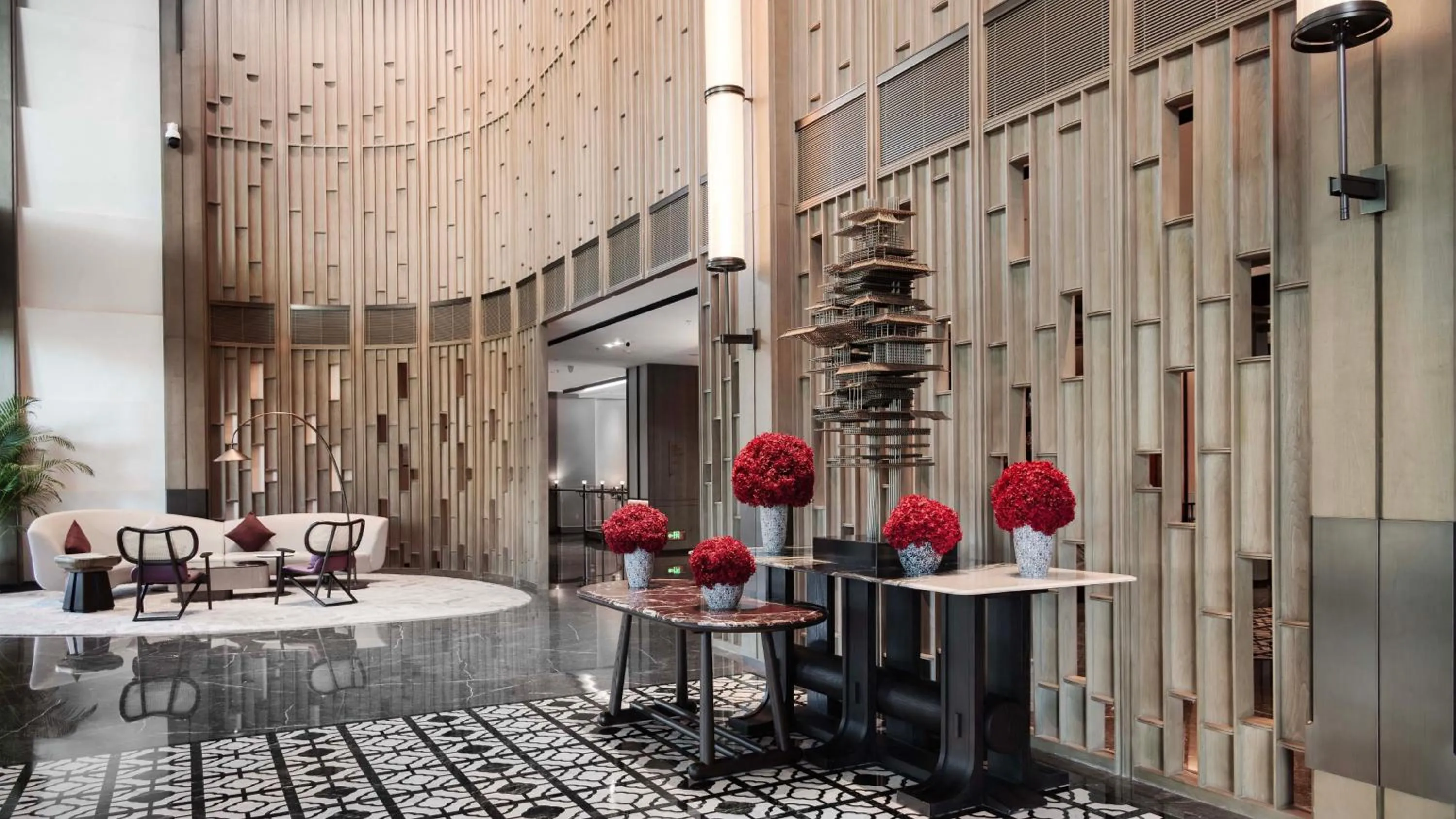 Lobby or reception in HUALUXE Chongqing Science Hall