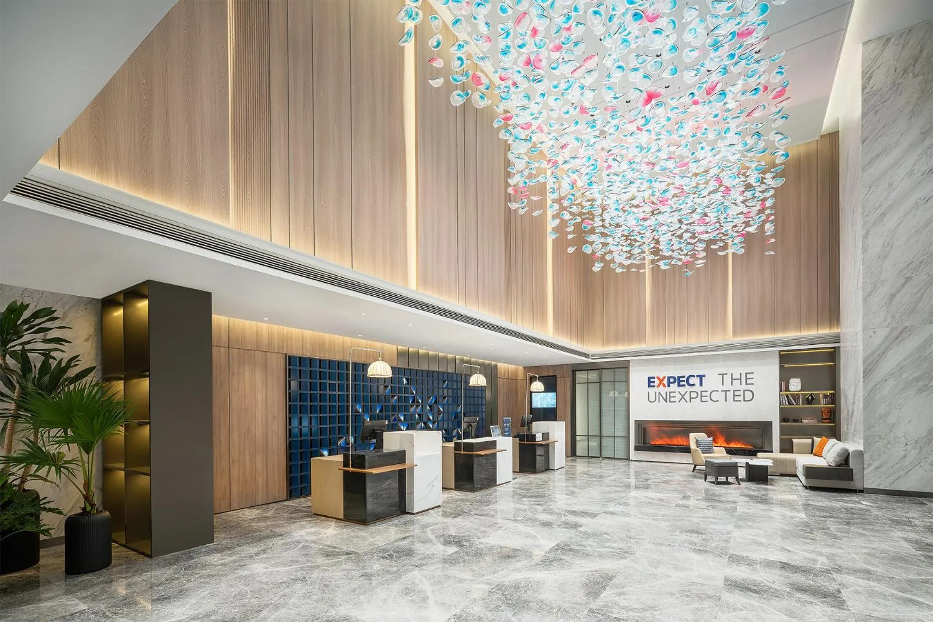 Lobby or reception in Holiday Inn Express Nanchang High-Tech Zone by IHG