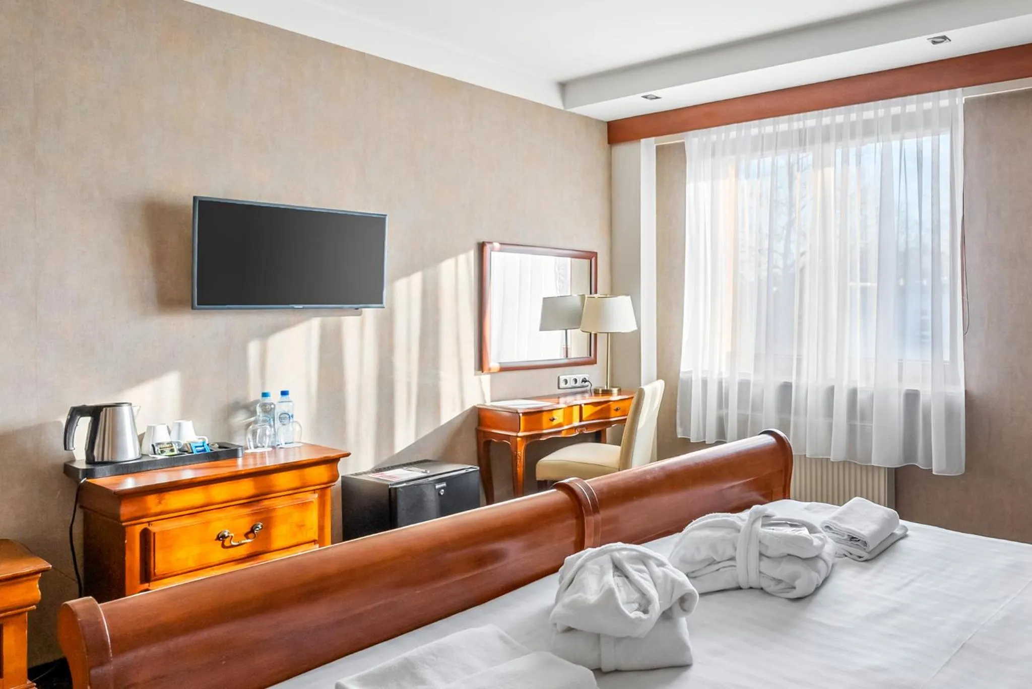 Bed in Hotel Diament Vacanza Katowice - Siemianowice