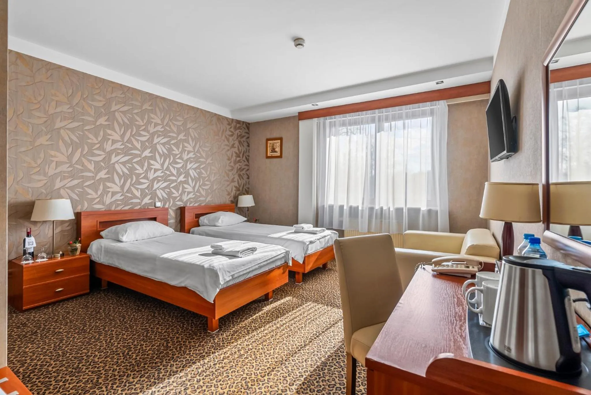 Bed in Hotel Diament Vacanza Katowice - Siemianowice