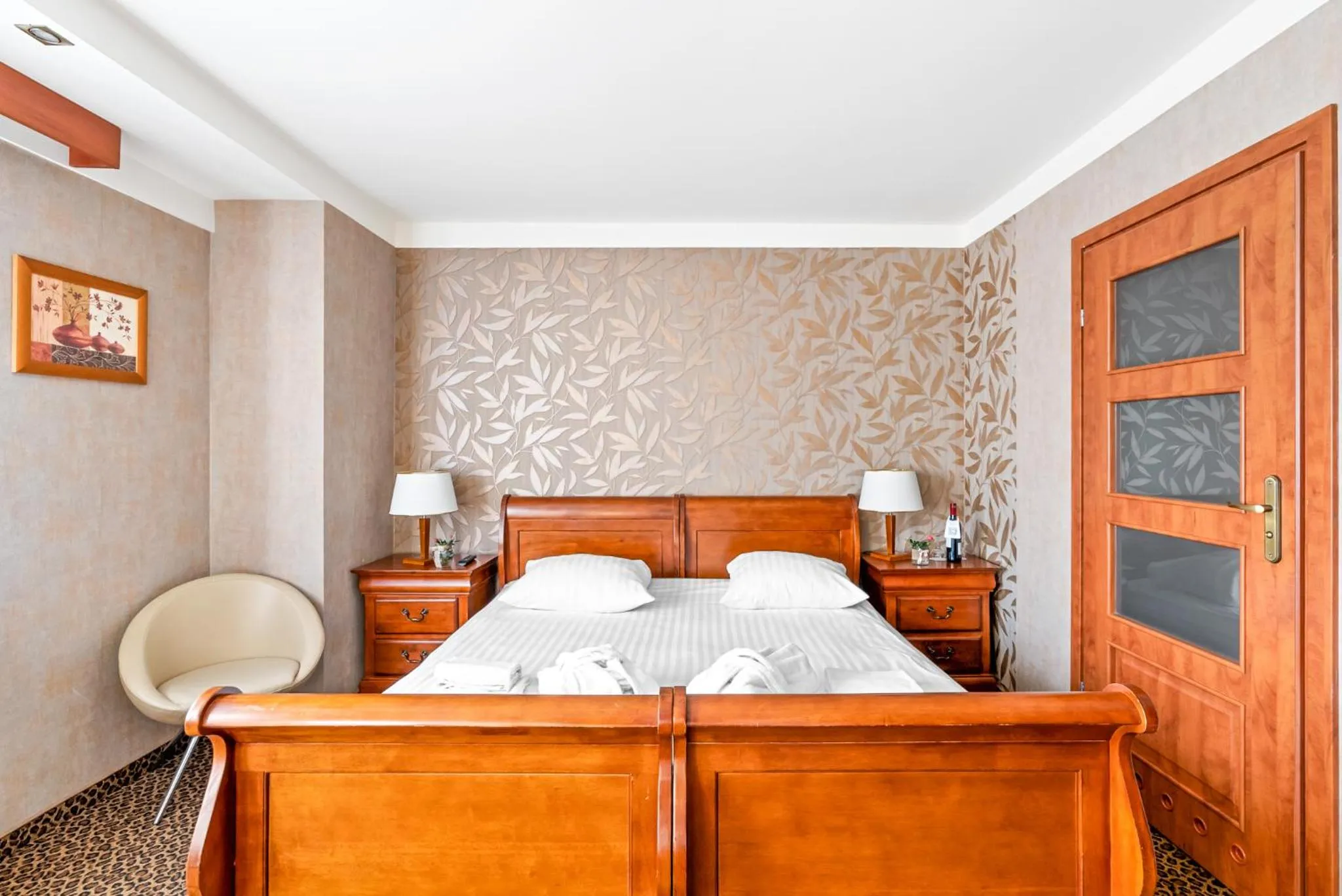 Bed in Hotel Diament Vacanza Katowice - Siemianowice