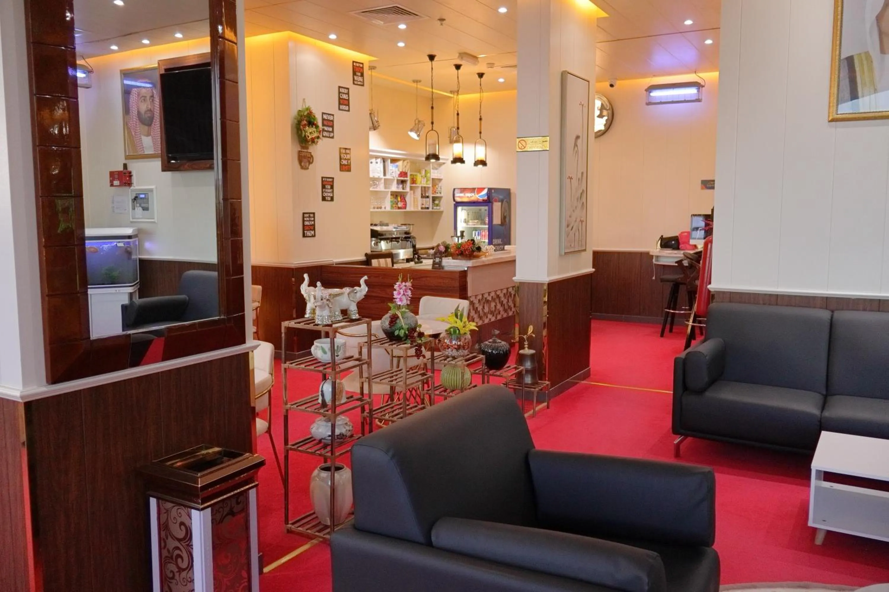 Seating area in Claridge Star Hotel