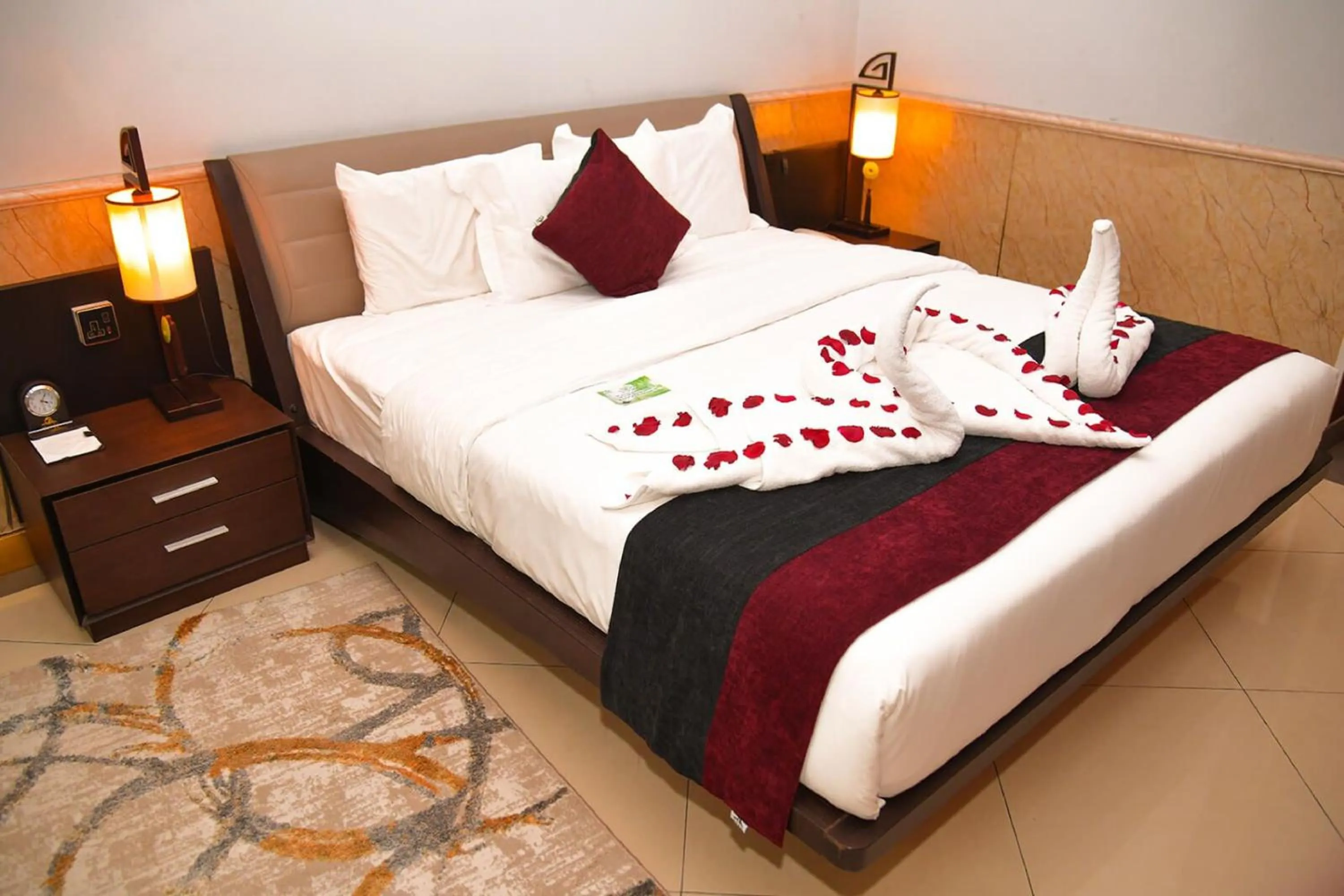 Bed in Claridge Star Hotel