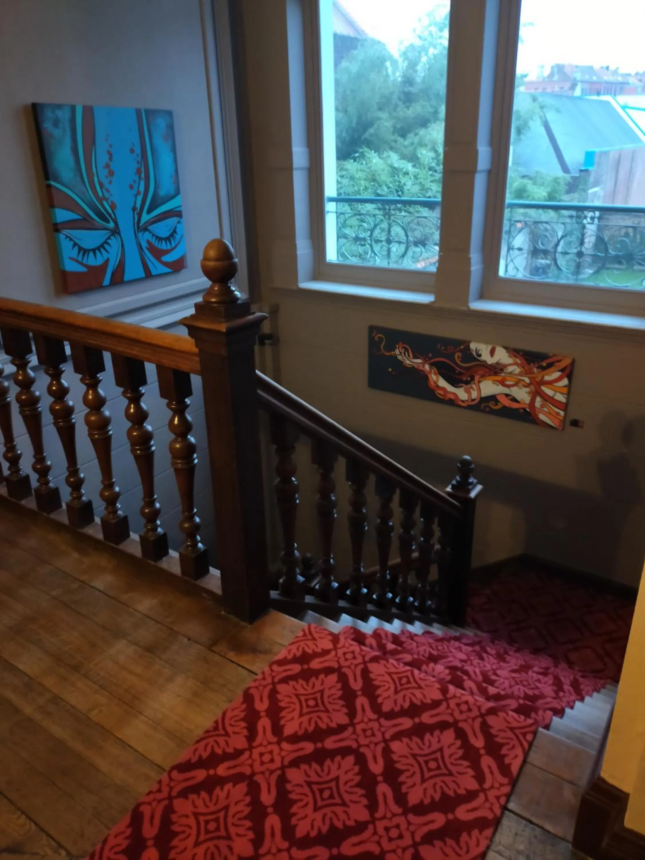 Bird's eye view in La Maison Bleue de Roubaix