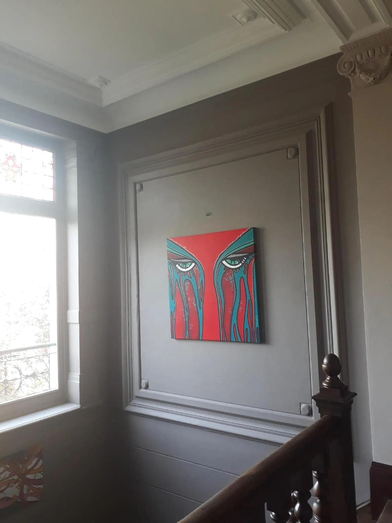 Lobby or reception in La Maison Bleue de Roubaix