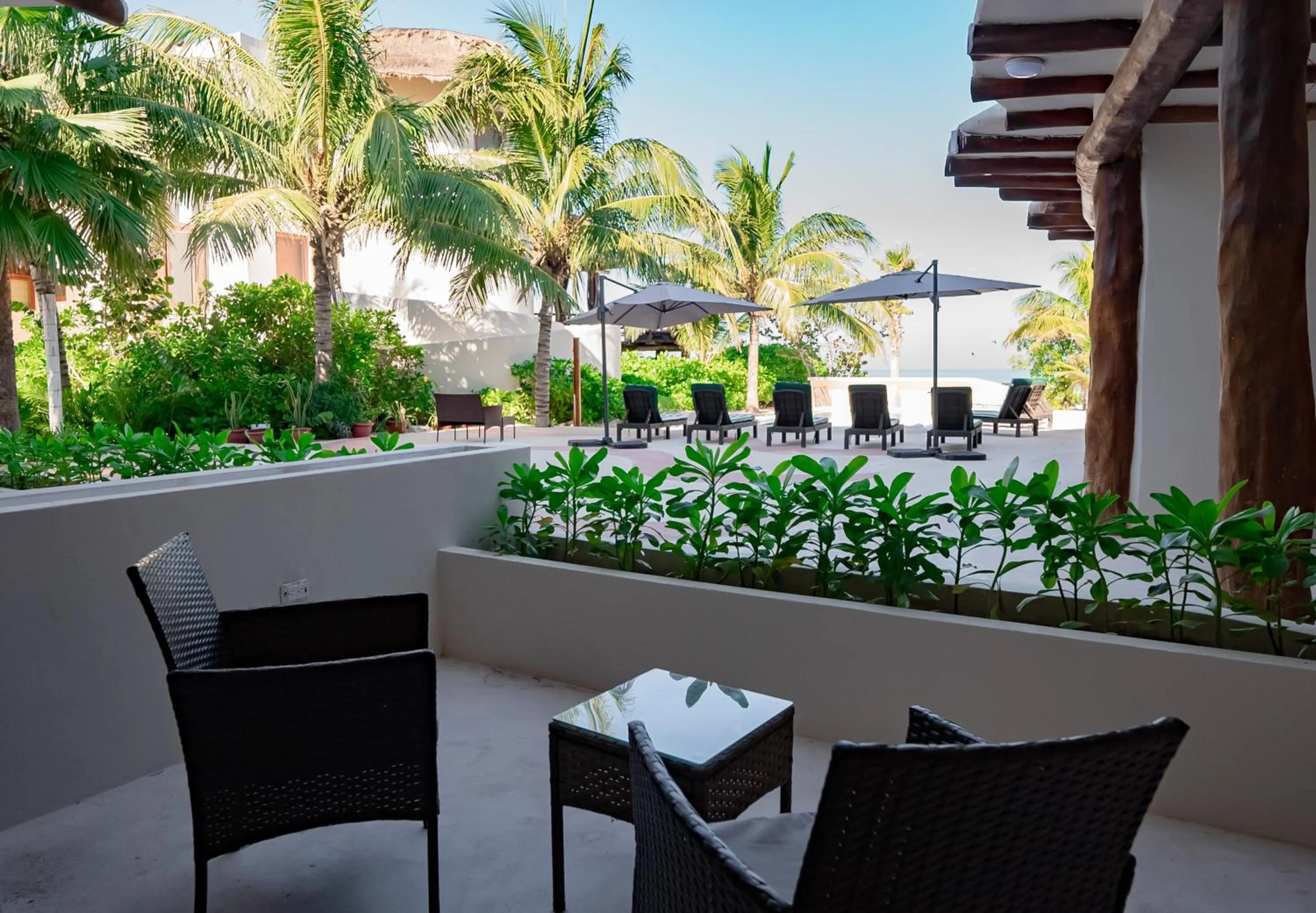 Seating area in Beachfront Hotel Boutique DK