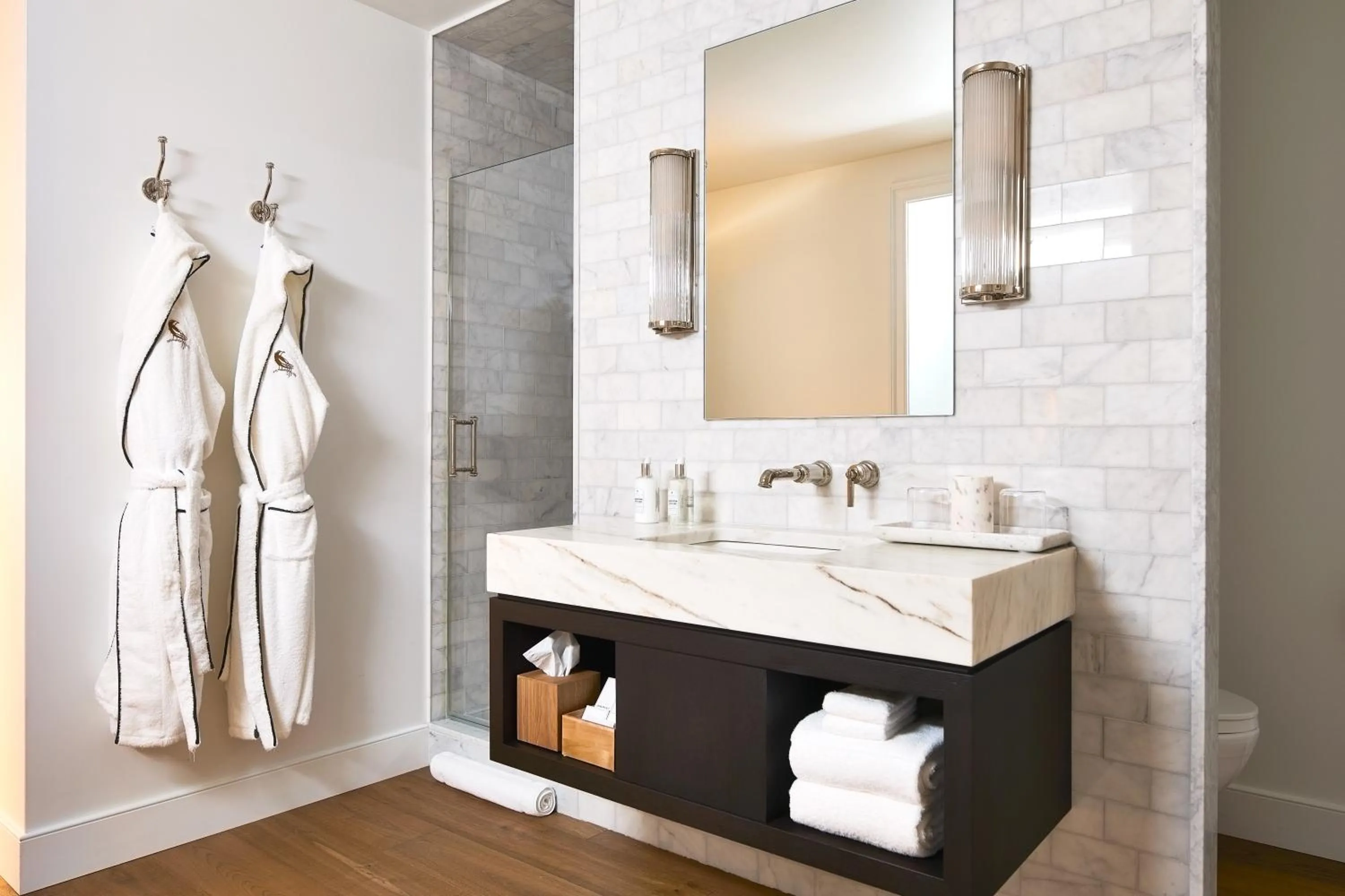 Shower in Stockton Inn