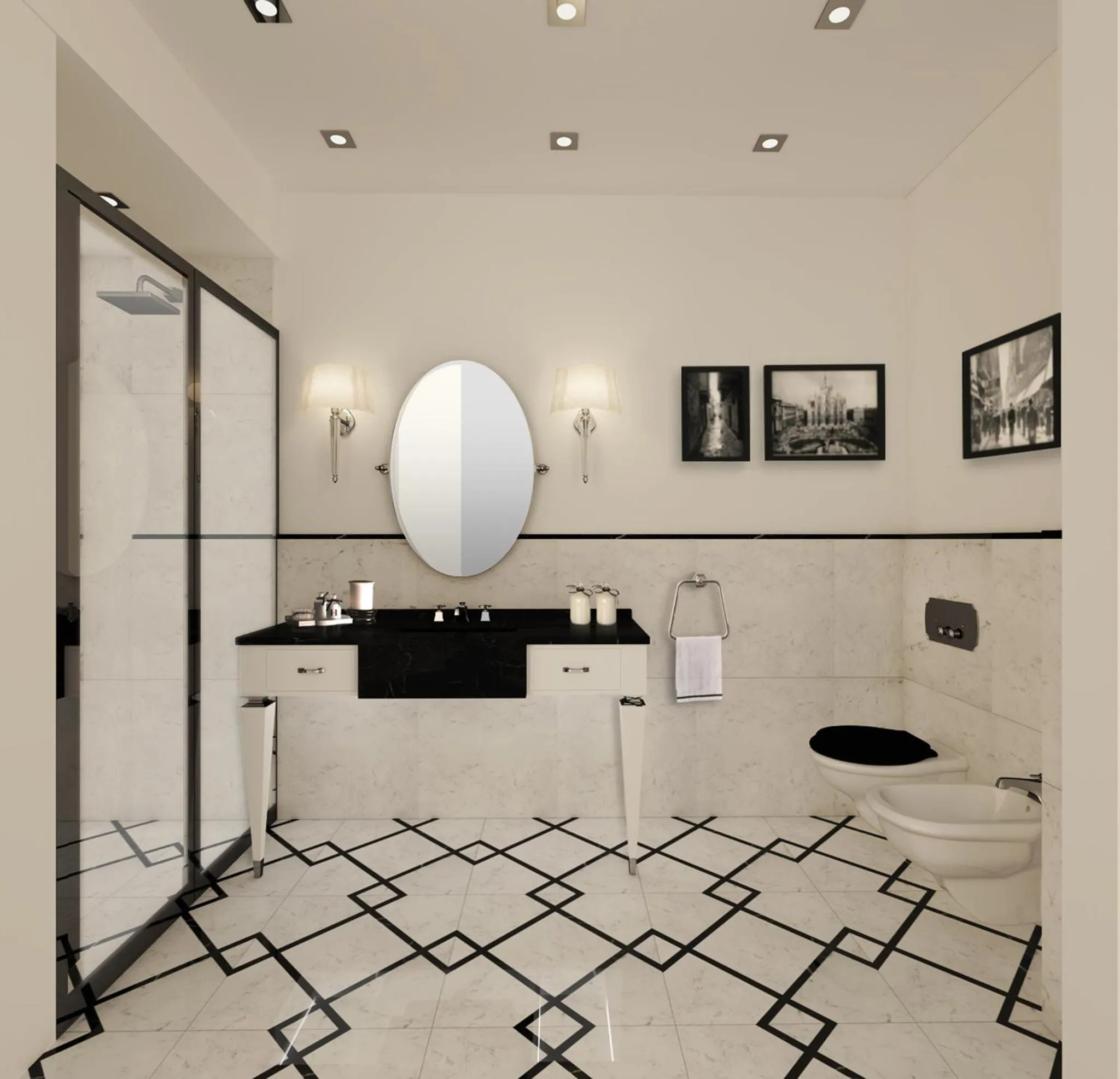 Bathroom in Duomo Rooms