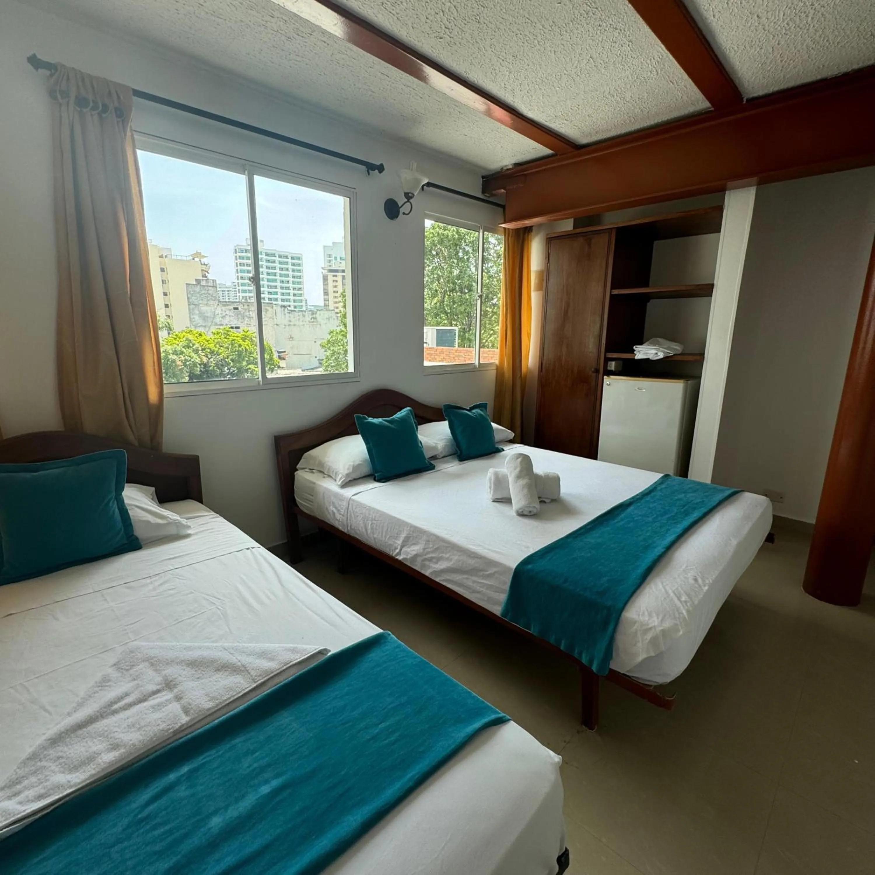 Bed in Hotel Rodadero Relax