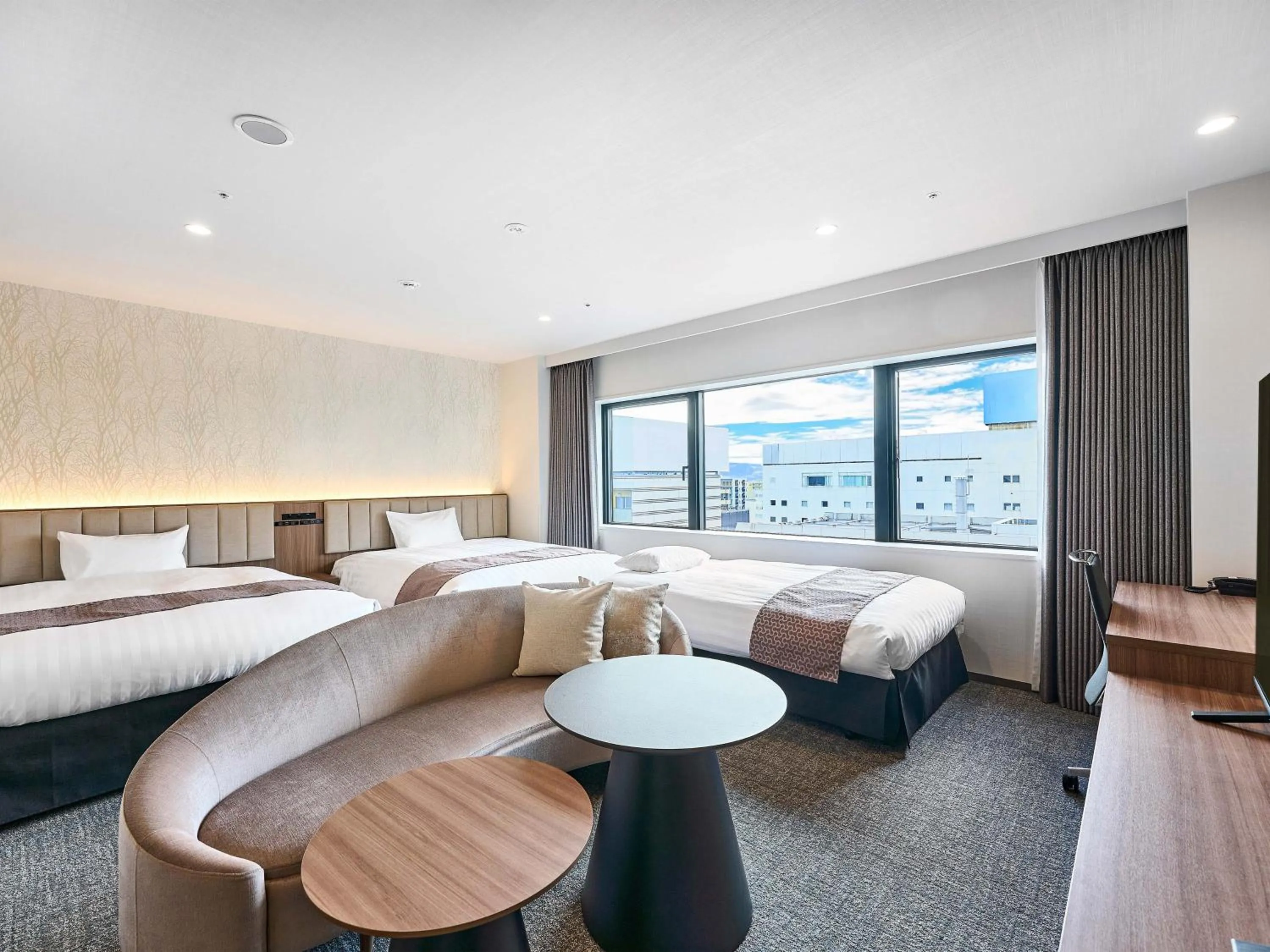 Bed in Daiwa Roynet Hotel Akita Ekimae