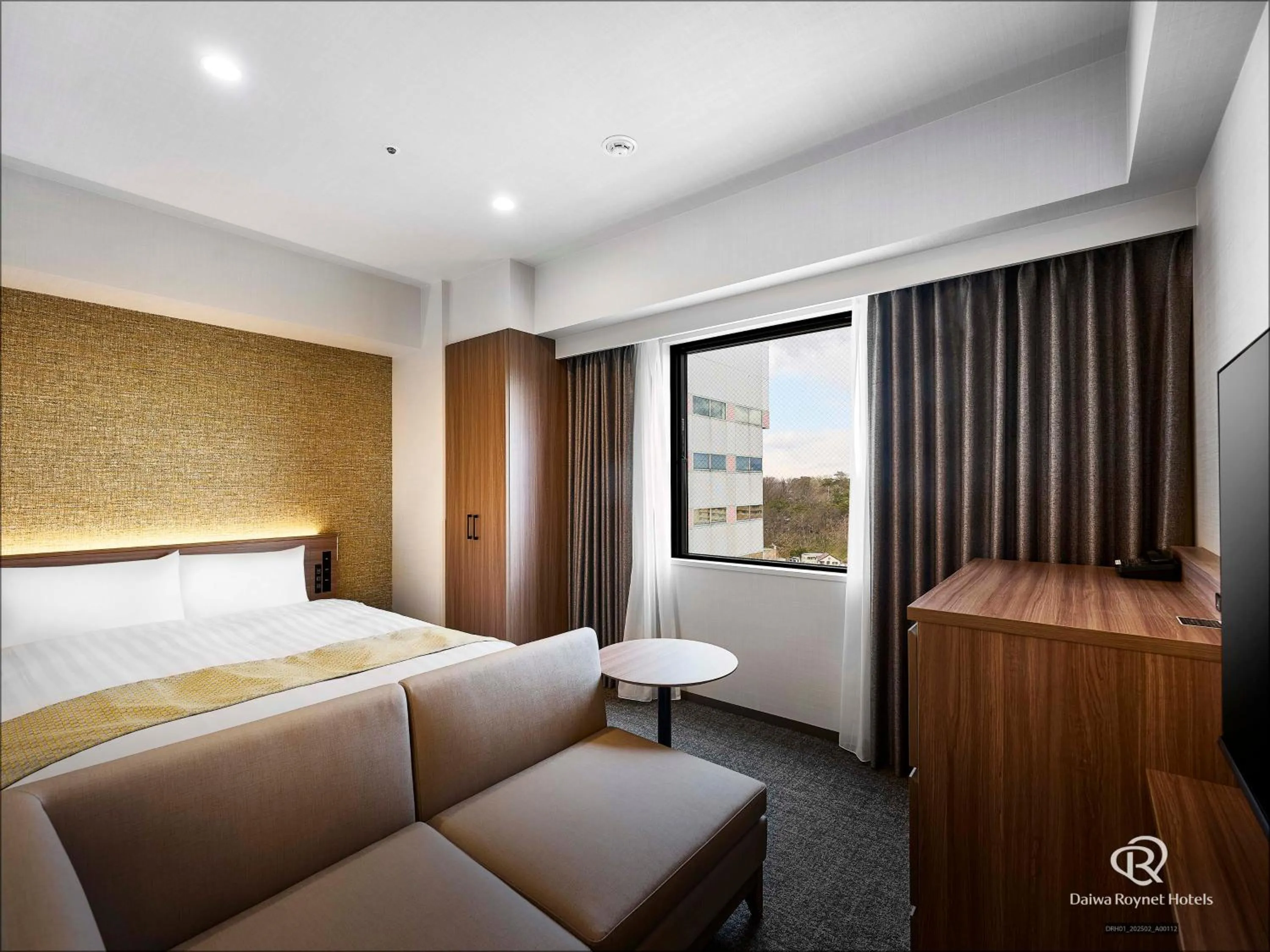 Photo of the whole room, Bed in Daiwa Roynet Hotel Akita Ekimae