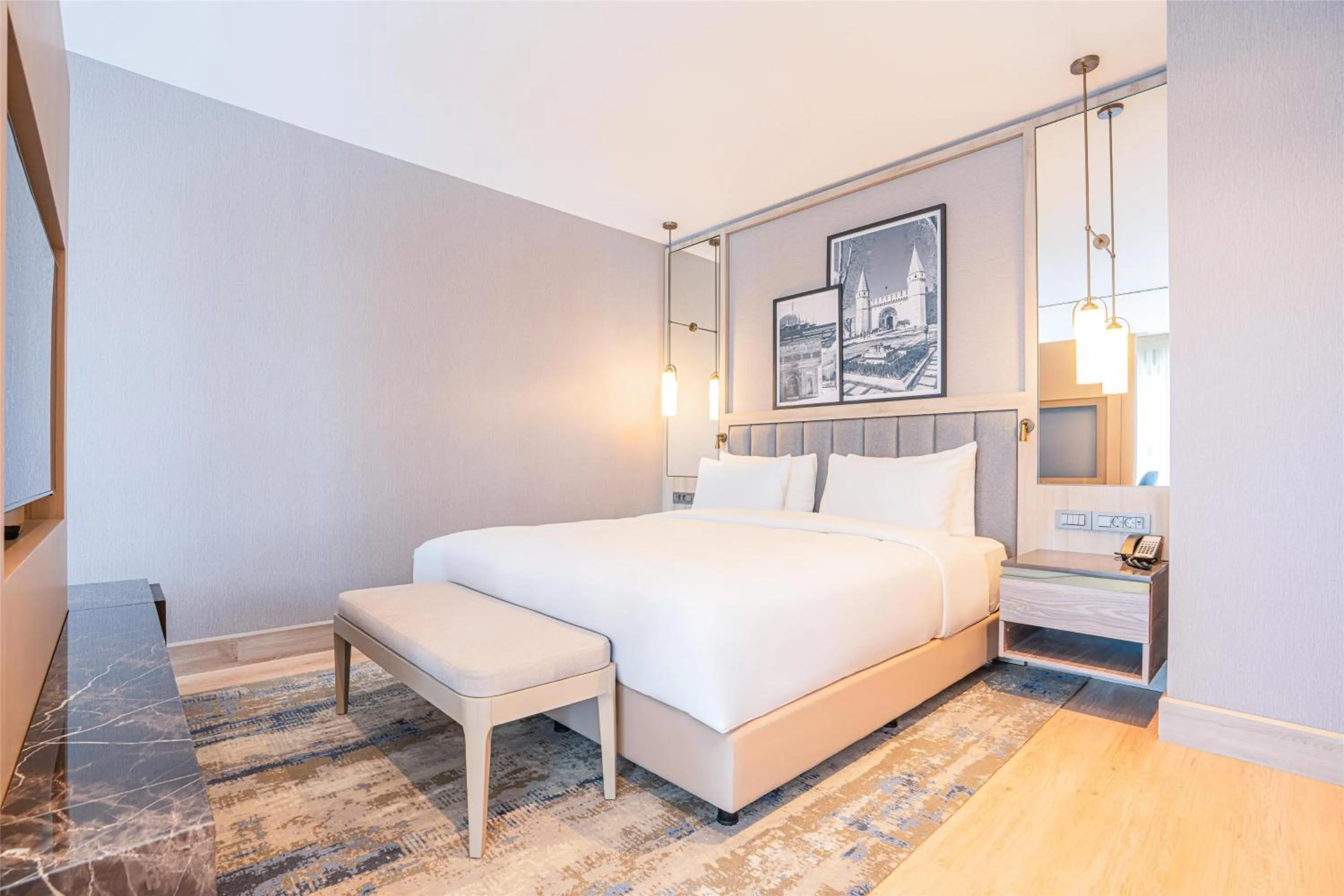 Photo of the whole room, Bed in Radisson Hotel Istanbul Merter