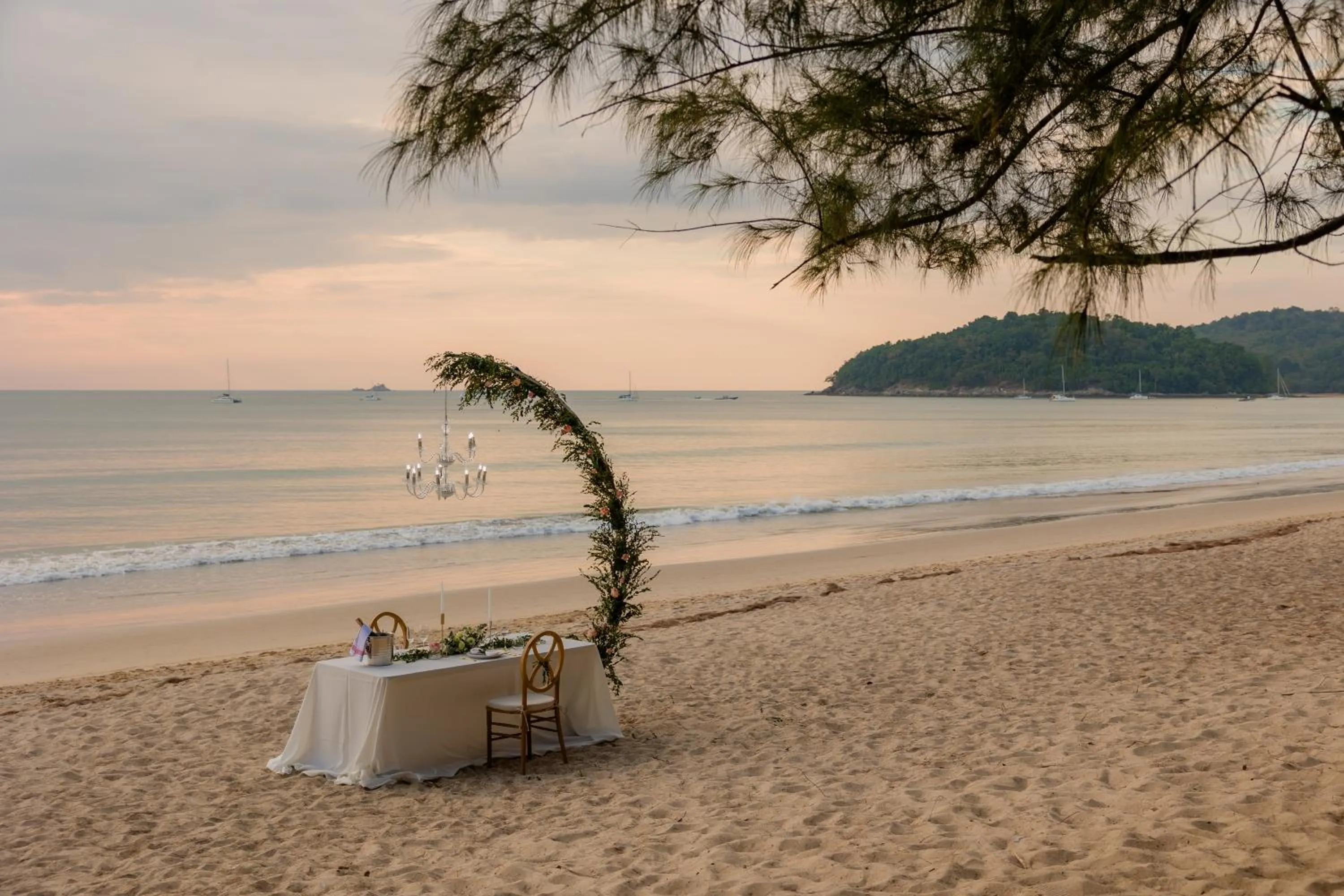 Beach in Kora Beach Resort Phuket