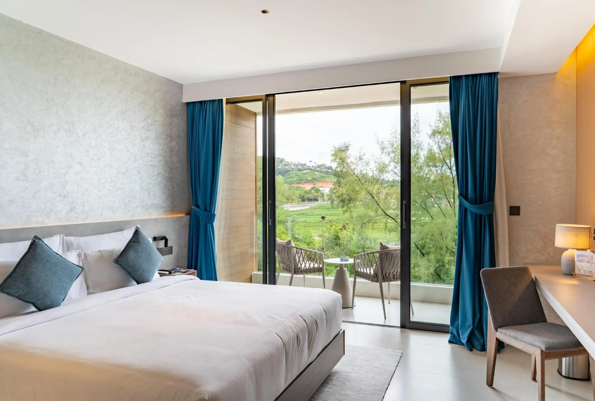 Bed in Kora Beach Resort Phuket